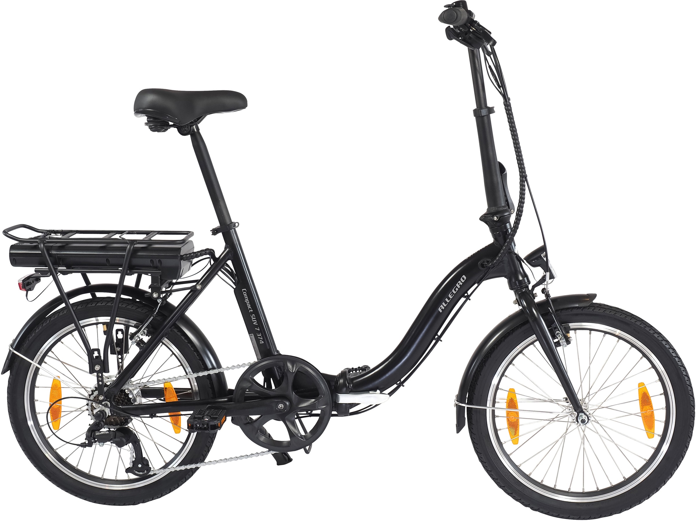 ALLEGRO E-Bike "Compact SUV 7 374", 7 Gang, microSHIFT, Heckmotor 250 W, Pedelec, Elektrofahrrad für Damen u. Herren