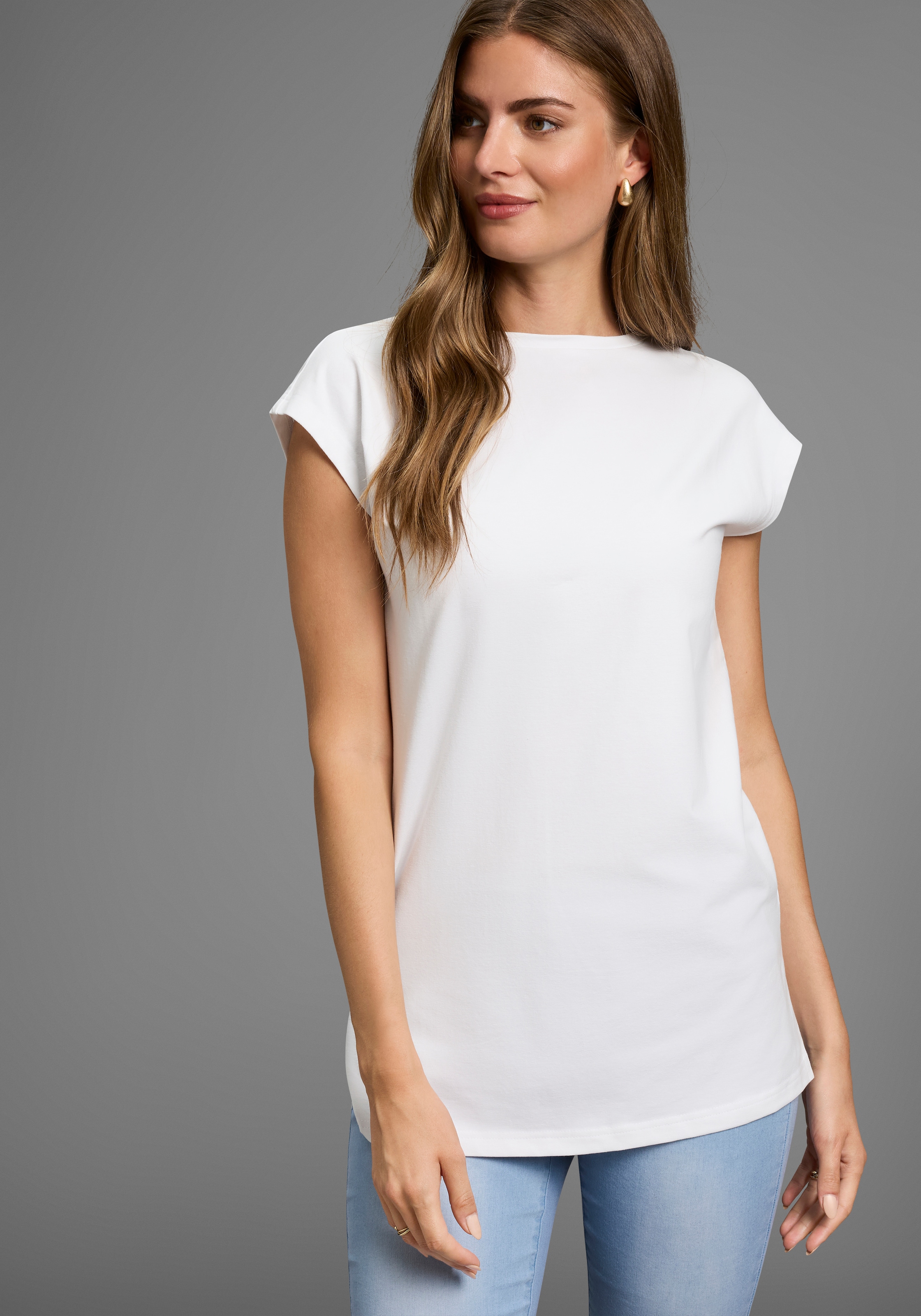 Laura Scott Longshirt, (Packung, 2 tlg.), in verlängerter Form - NEUE KOLLE günstig online kaufen