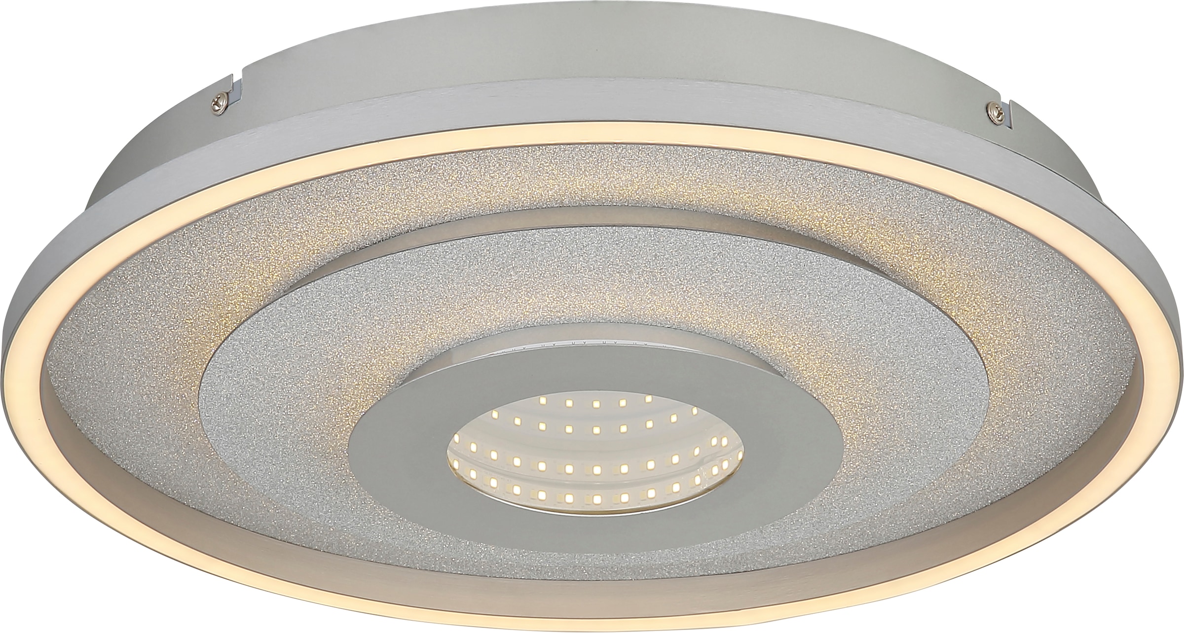 GLOBO LIGHTING Deckenleuchte »MILES« LED-Modul 1 Stk. LED-Deckenleuchte mit 3D-Effekt, dimmbar, modern & hell