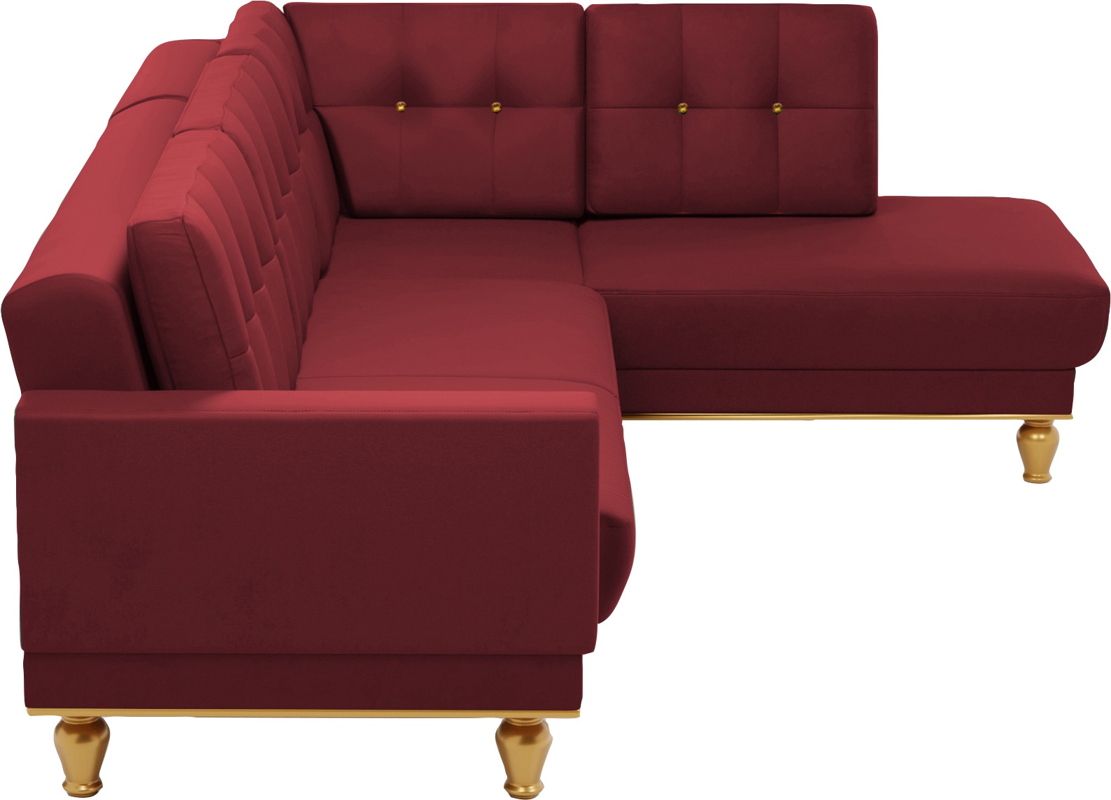Thumbnail - sit&more Ecksofa "Orient 5 L-Form", mit Strass-Stein, wahlweise mit Bettfunktion und Bettkasten