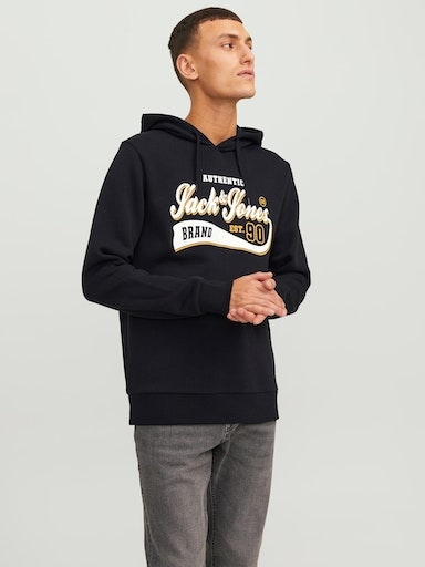 Jack & Jones Kapuzensweatshirt "JJELOGO SWEAT HOOD 2 COL 23/24 NOOS"