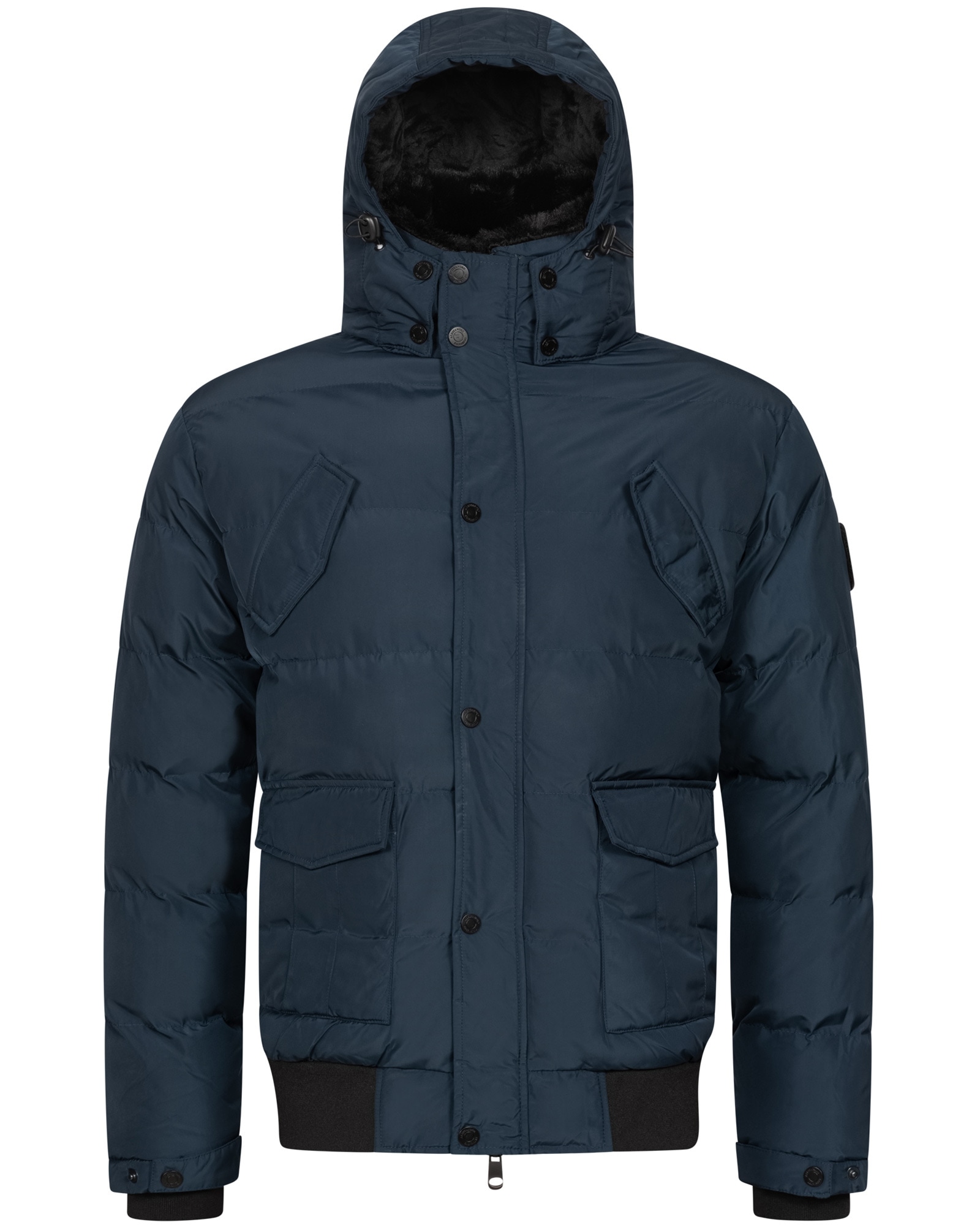 Alessandro Salvarini Winterjacke »ASLeonio«, mit warmem Teddyfell und abnehmbarer Kapuze