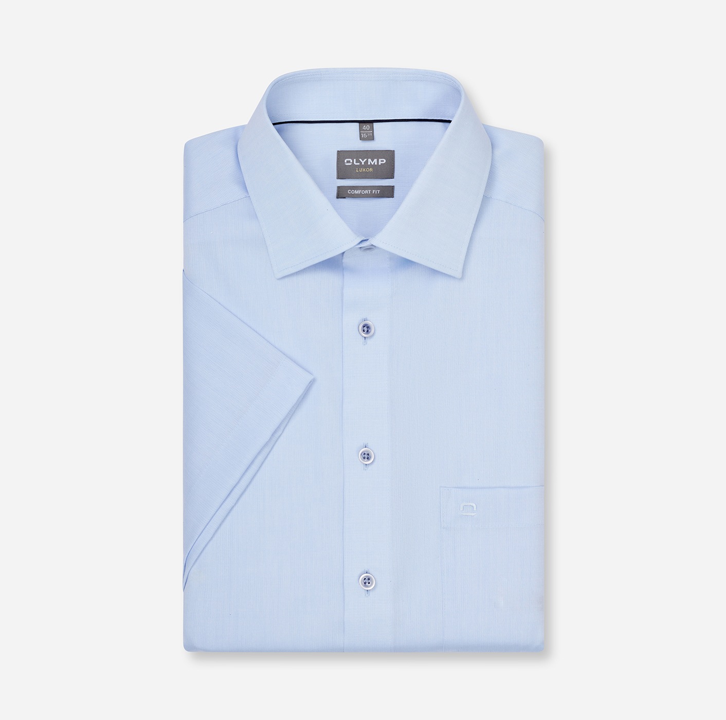 OLYMP Kurzarmhemd »Luxor« Businesshemd, comfort fit, New Kentkragen