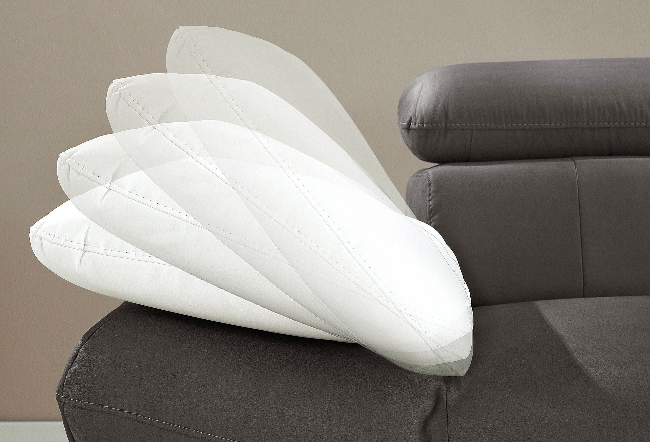 COTTA Ecksofa "Solution L-Form" mit Arm- & Kopfteilverstellung, wahlweise m günstig online kaufen