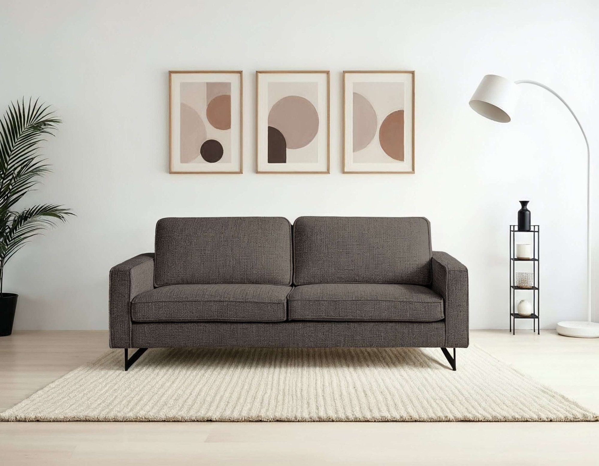 PLACES OF STYLE 3-Sitzer "Maxi-Ausführung Pinto, 236 cm, Cord, Chenille, Le günstig online kaufen