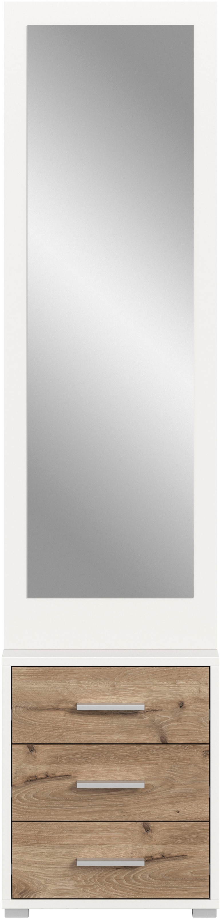 Home affaire Kompaktgarderobe "Morrea, Höhe 190 cm, 3 Schubkästen, 3 Haken, günstig online kaufen