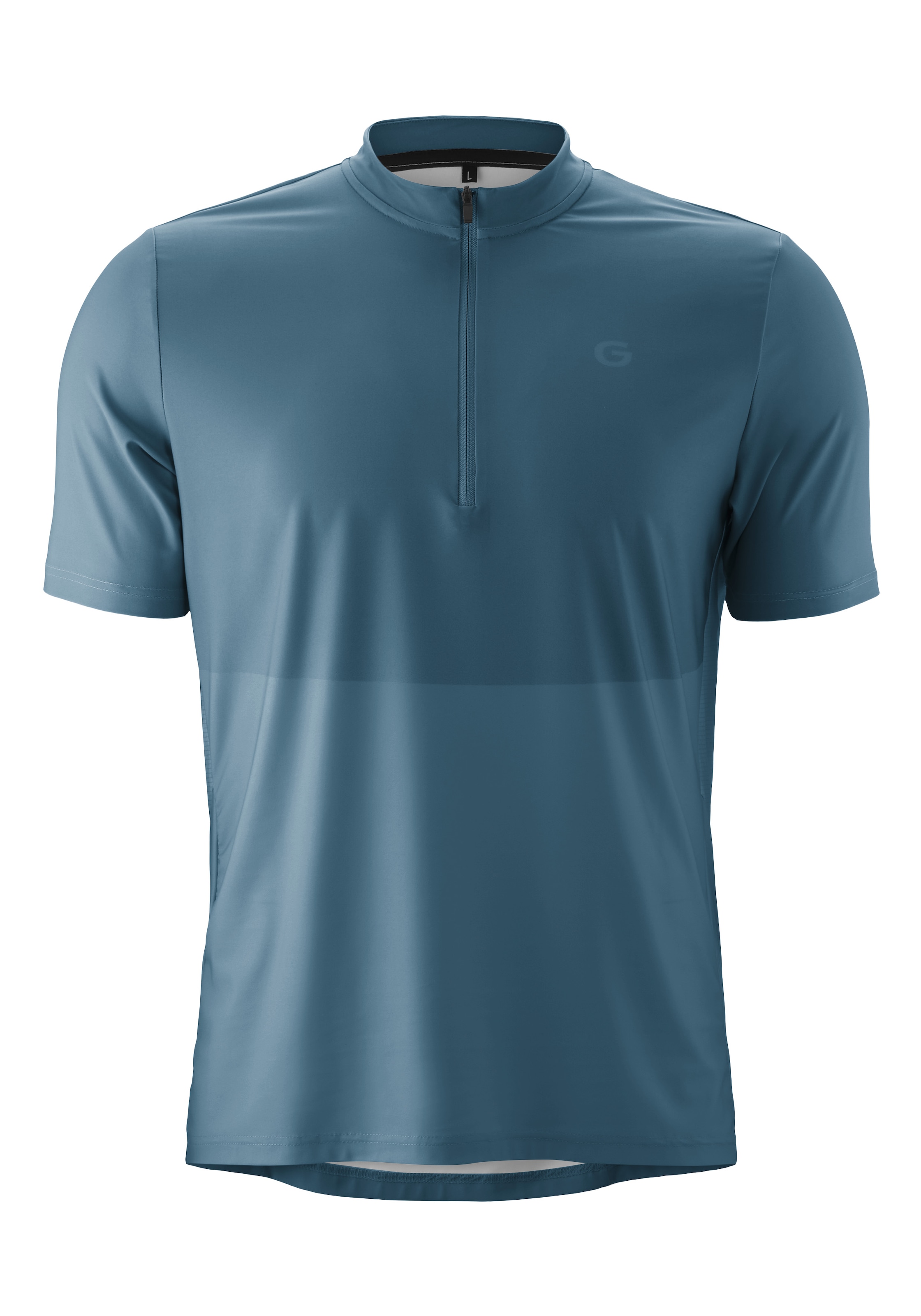 Gonso Radtrikot "Adventure Jersey Halfzip M" Herren Fahrradtrikot, modernes Half-Zip Trikot mit Rückentasche