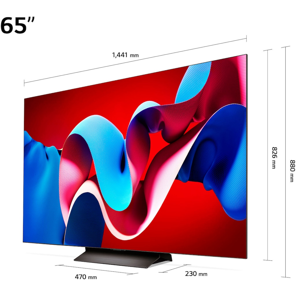 LG OLED-Fernseher »OLED65C47LA«, 164 cm/65 Zoll, 4K Ultra HD, Smart-TV