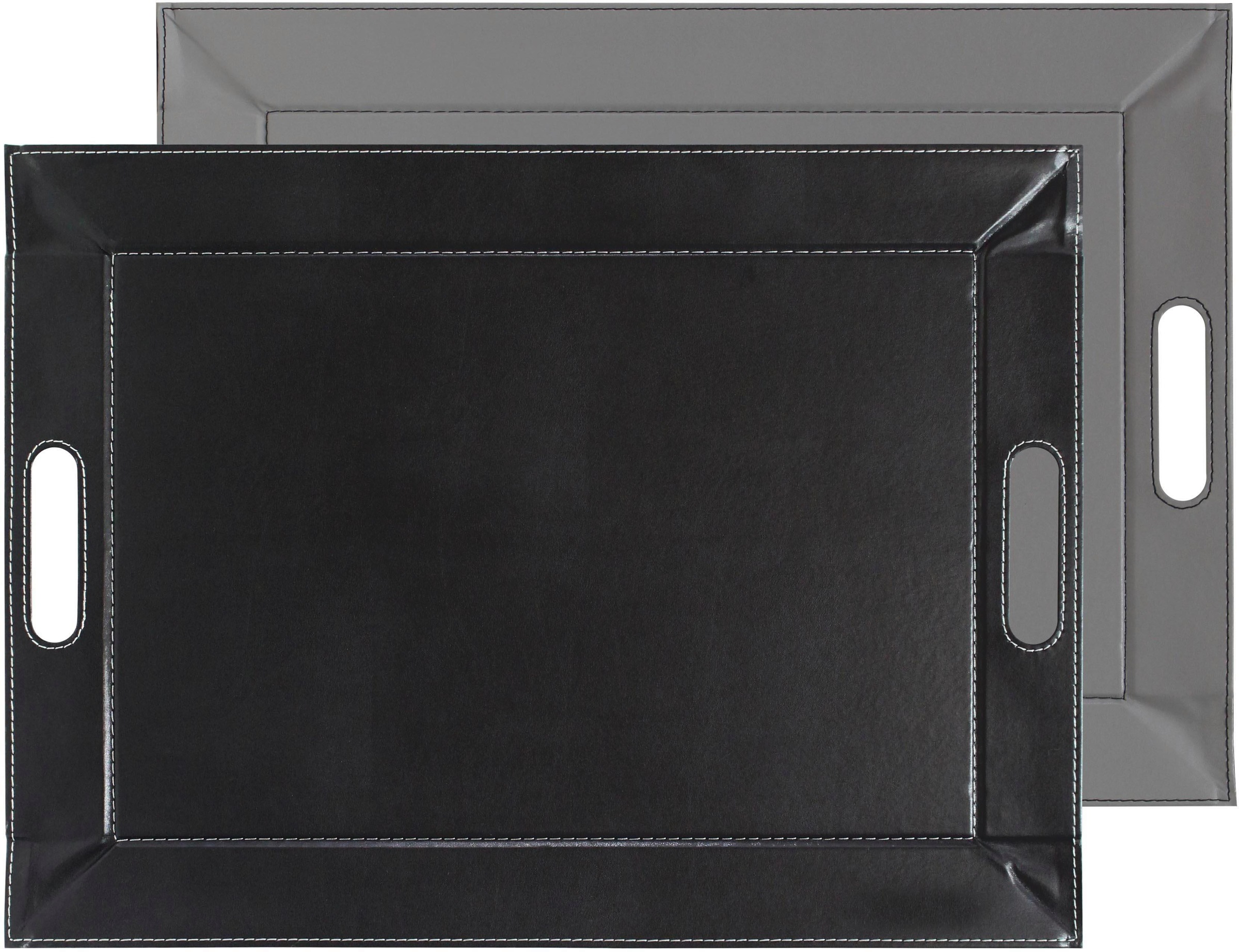 freeform Tablett "DUO, 2-farbiges Wendetablett, Tablett und Tisch-Set in ei günstig online kaufen
