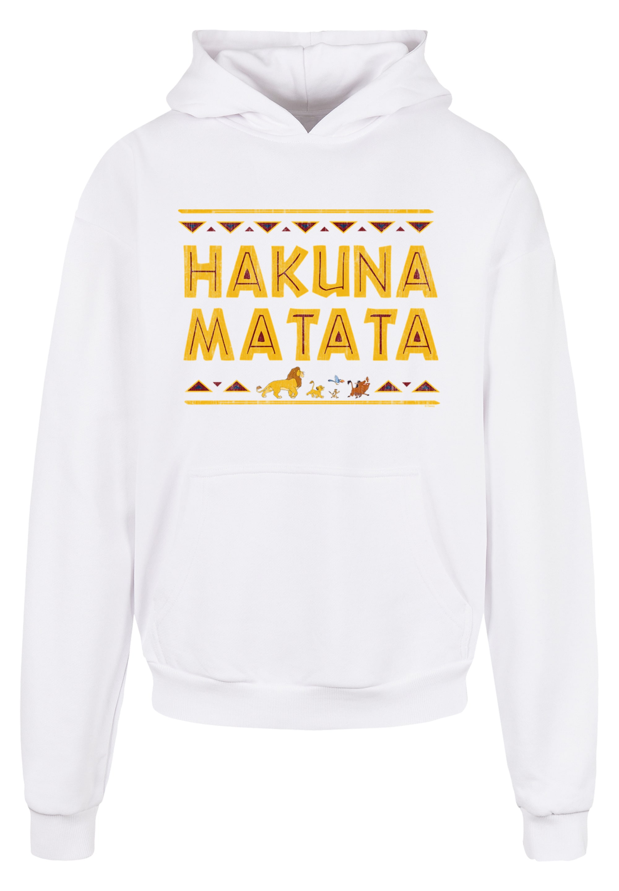 F4NT4STIC Kapuzenpullover »König der Löwen Hakuna Matata«, Herren,Premium Merch,Oversize,Kapuzenpullover,Bedruckt