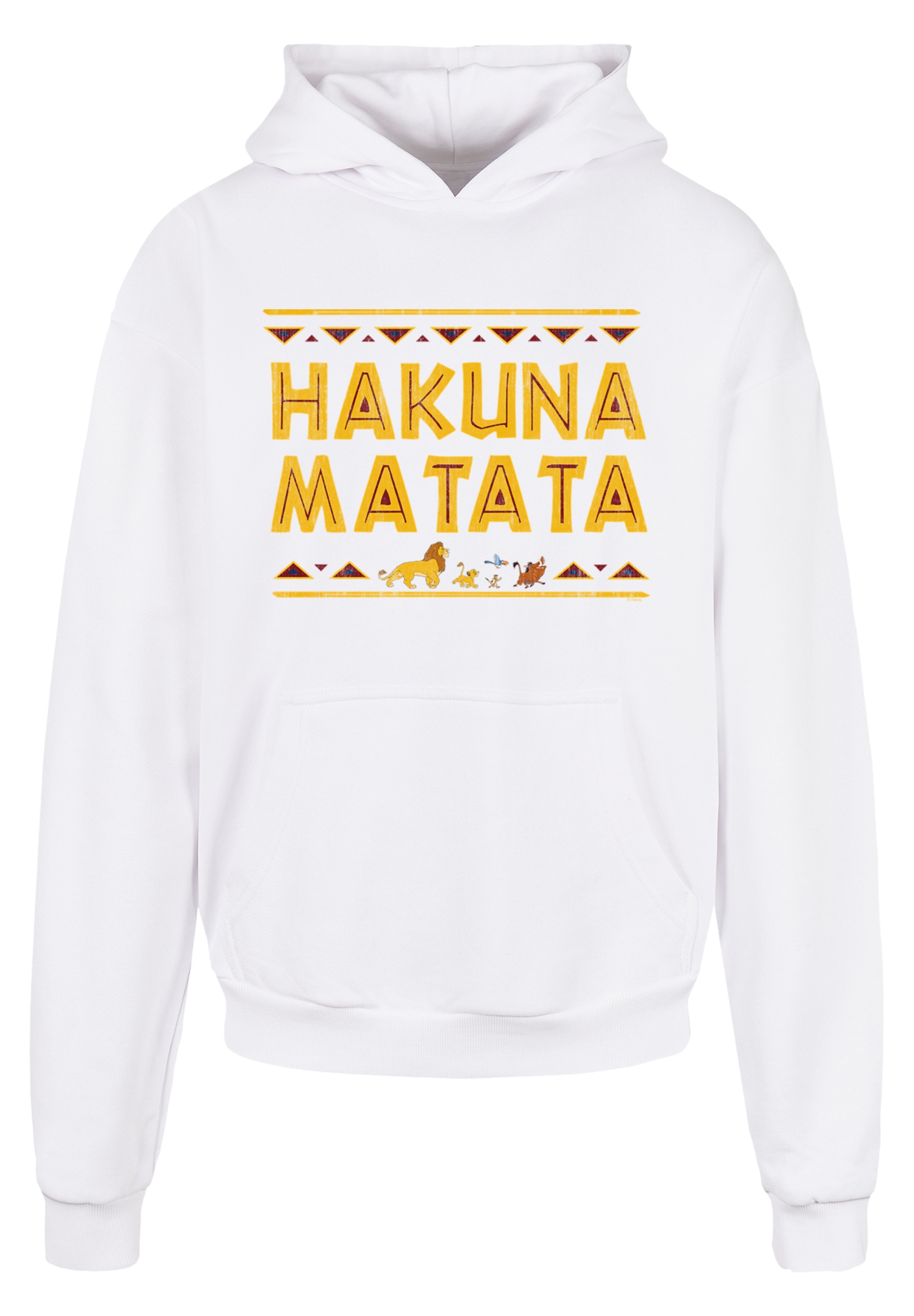 F4NT4STIC Kapuzenpullover "König der Löwen Hakuna Matata", Herren,Premium M günstig online kaufen
