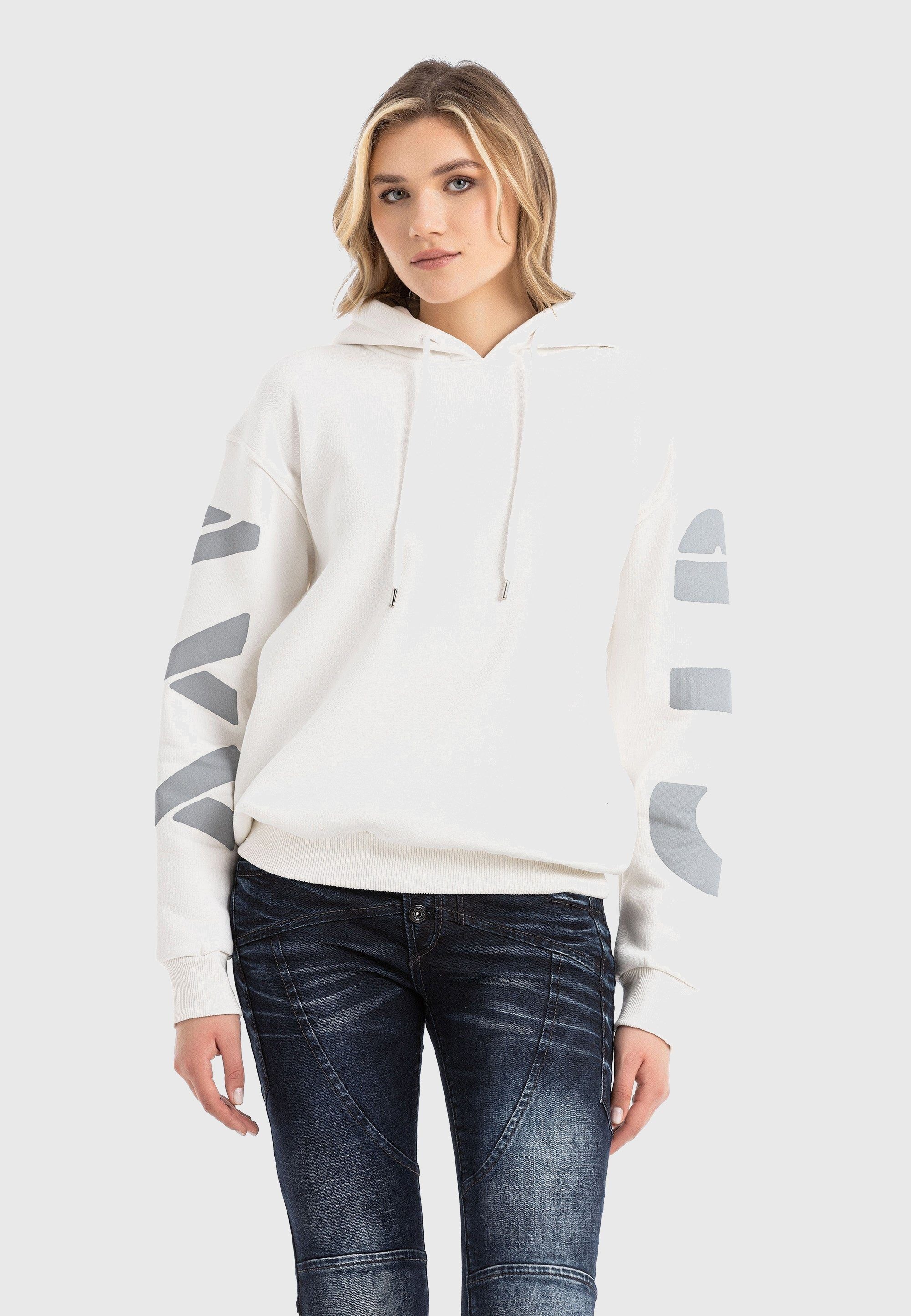 Cipo & Baxx Sweatshirt "HOODIE SWEATSHIRT", (1 tlg.), modisches Design mit günstig online kaufen