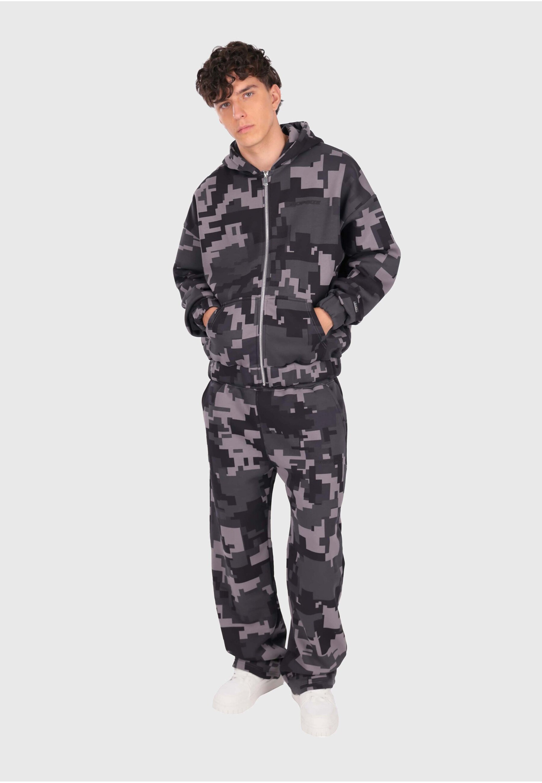 Dropsize Sweatjacke »Dropsize CAMO ZIPPER«