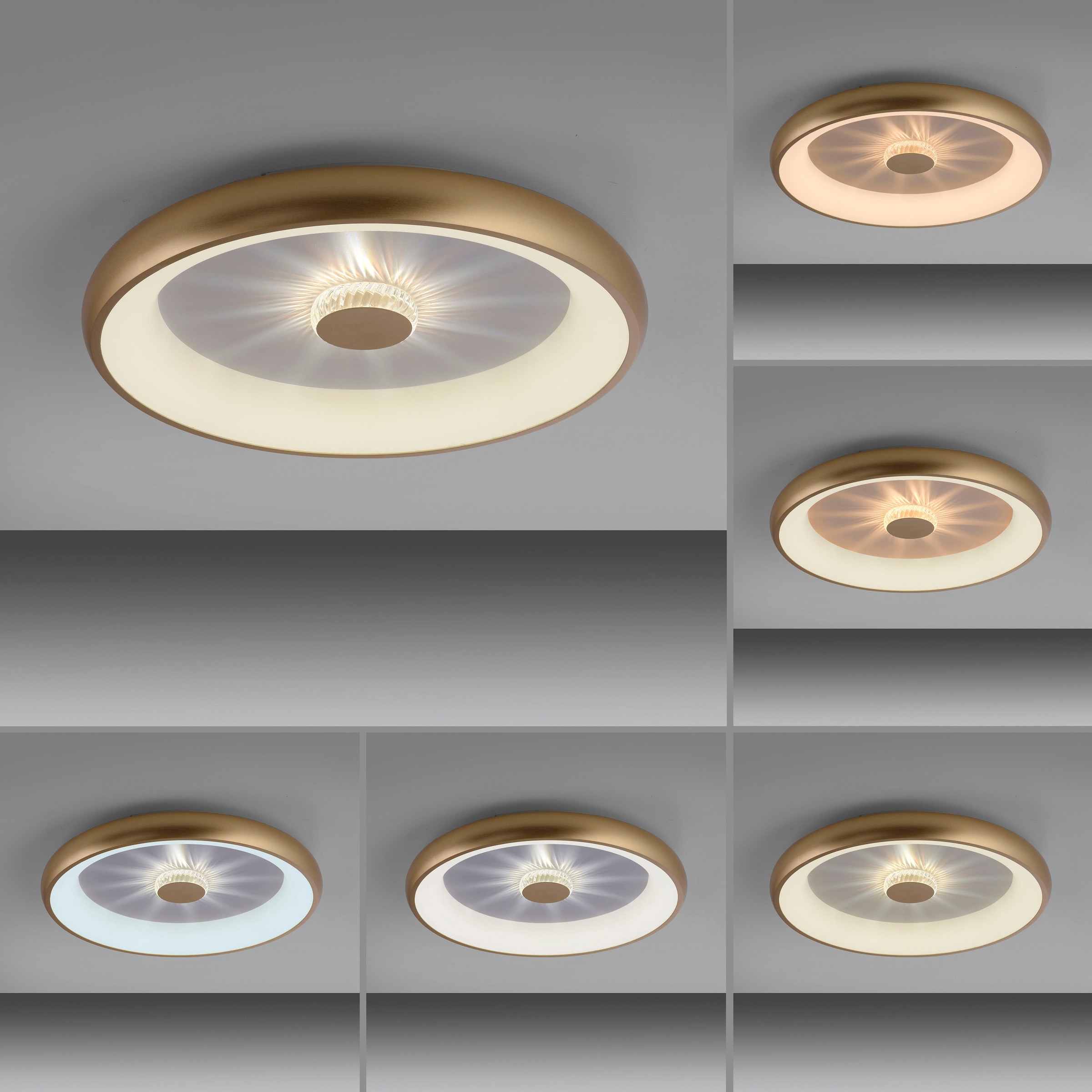 JUST LIGHT Deckenleuchte »VERTIGO«, 1 flammig, Leuchtmittel LED-Board | LED fest integriert