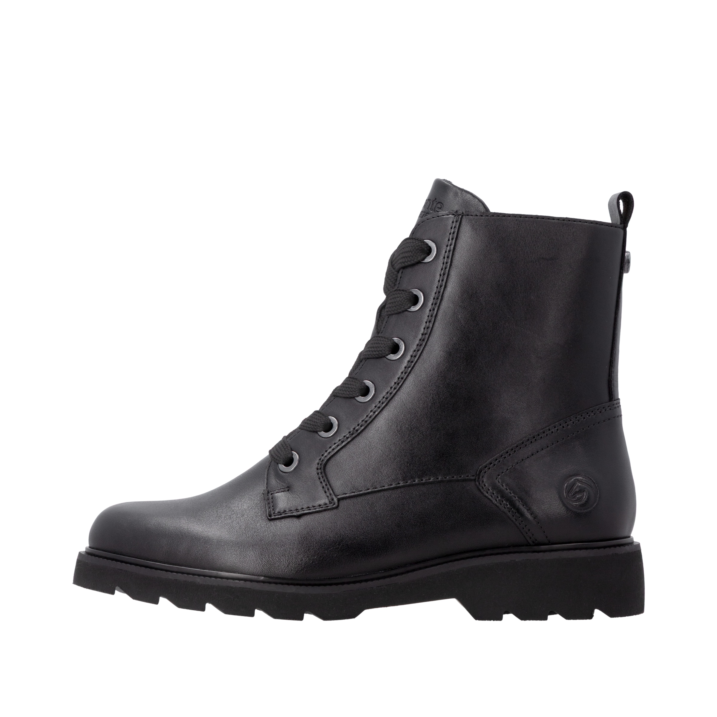 Remonte Schnürboots  Schnürstiefelette, Profilsohle, Blockabsatz