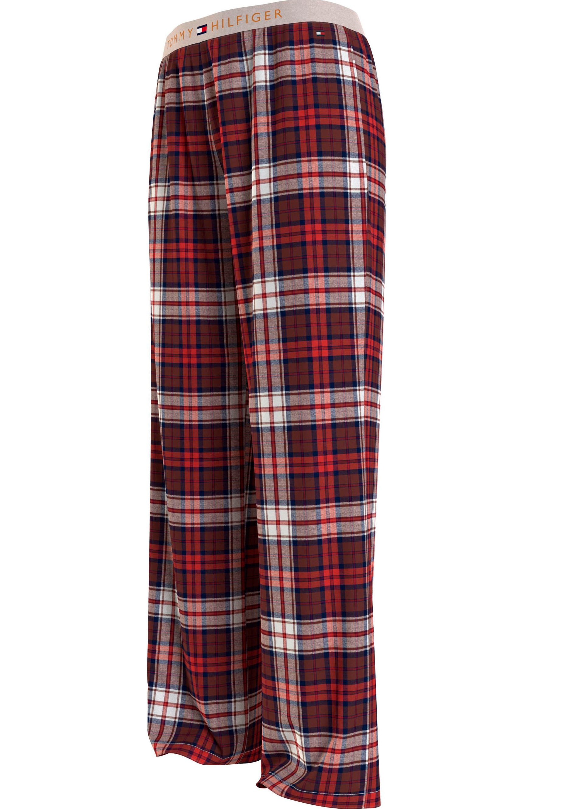Tommy Hilfiger PANT«, mit BAUR bestellen »FLANNEL Bein | Underwear geradem Pyjamahose