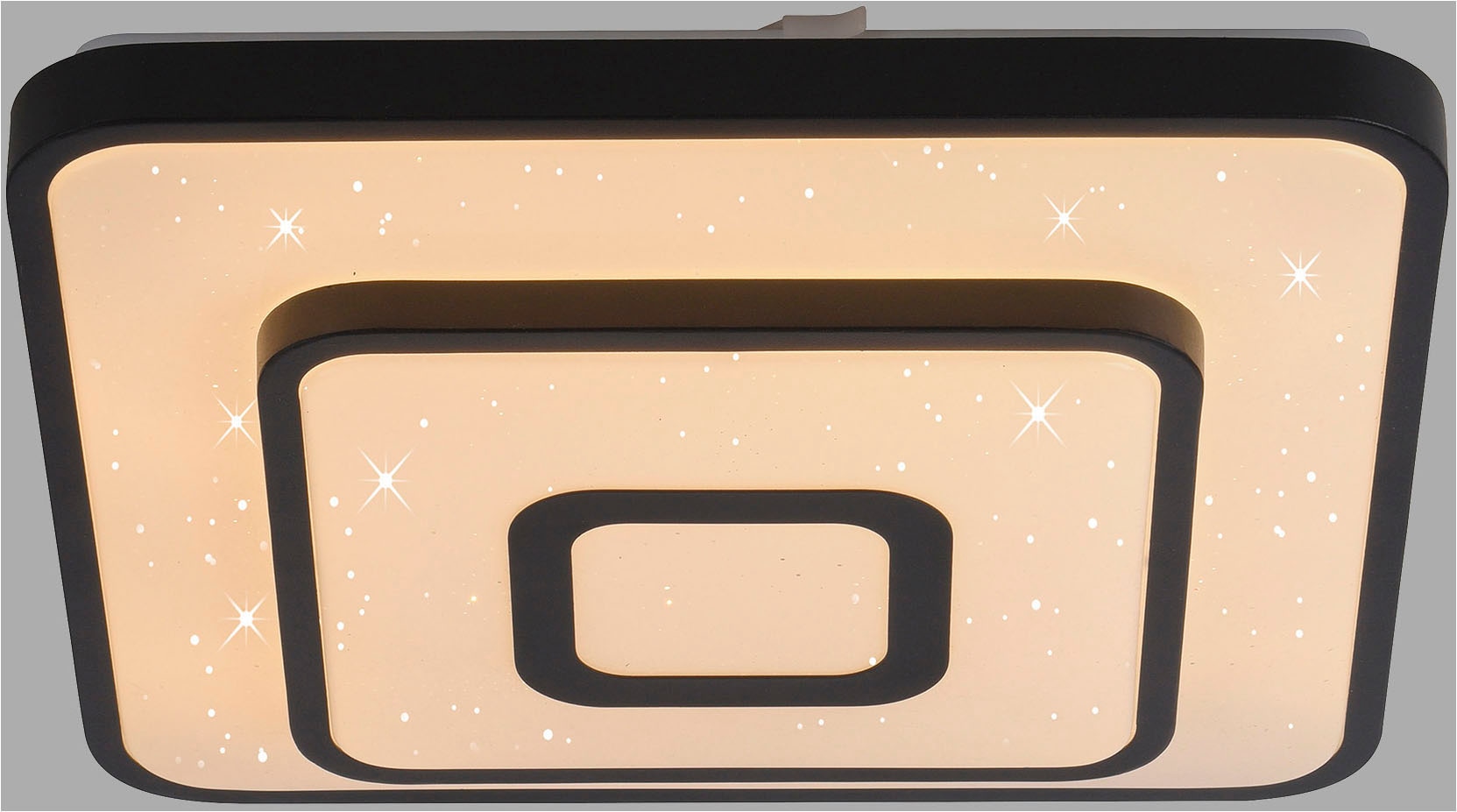 JUST LIGHT LED Deckenleuchte »TURANUS« LED-Board 1 Stk. Warmweiß Starry-Cover