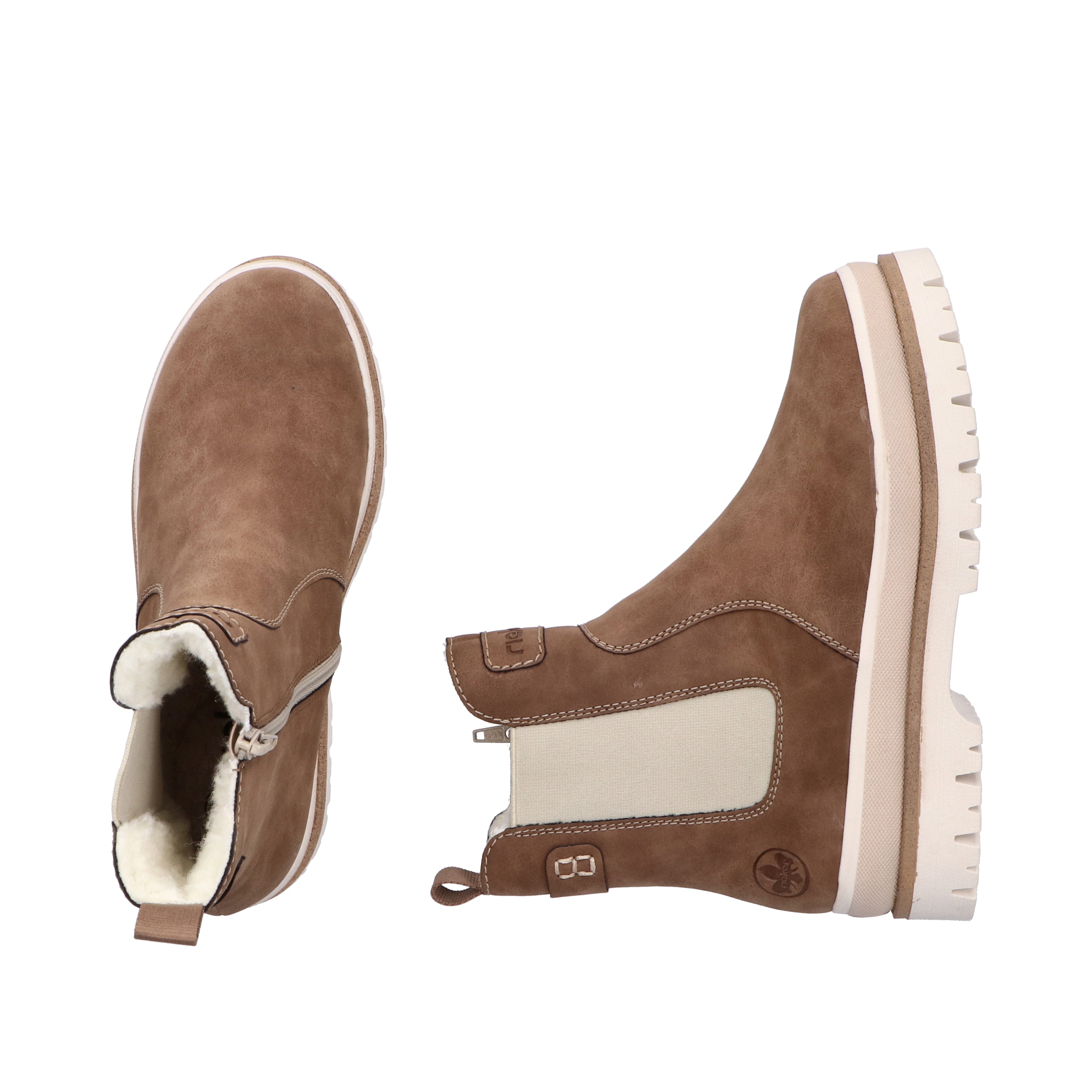 Rieker Winterboots, Chelseaboots, Plateauboots, Stiefelette mit Innenreißverschluss