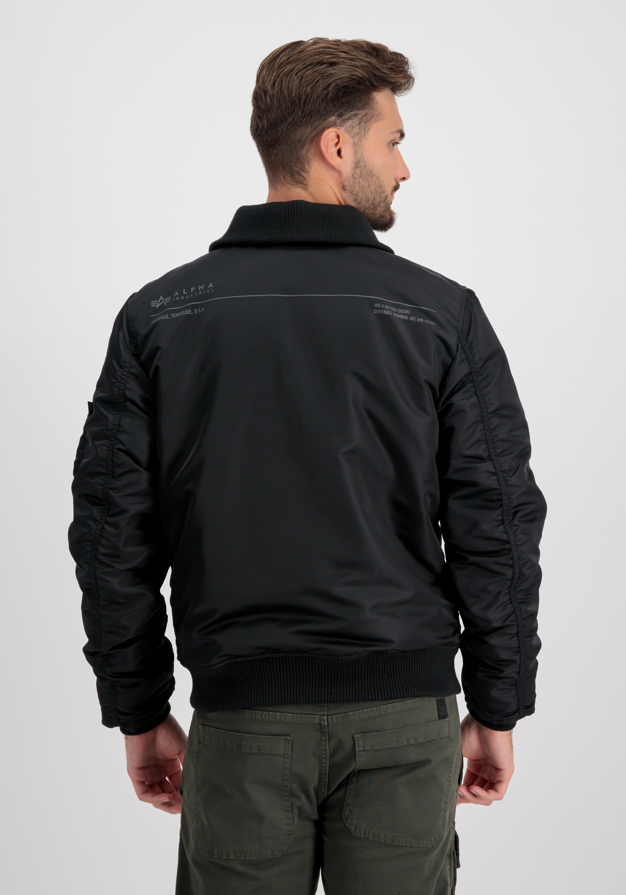 Alpha Industries Bomberjacke "Alpha Industries Men - Bomber Jackets CWU Jet günstig online kaufen