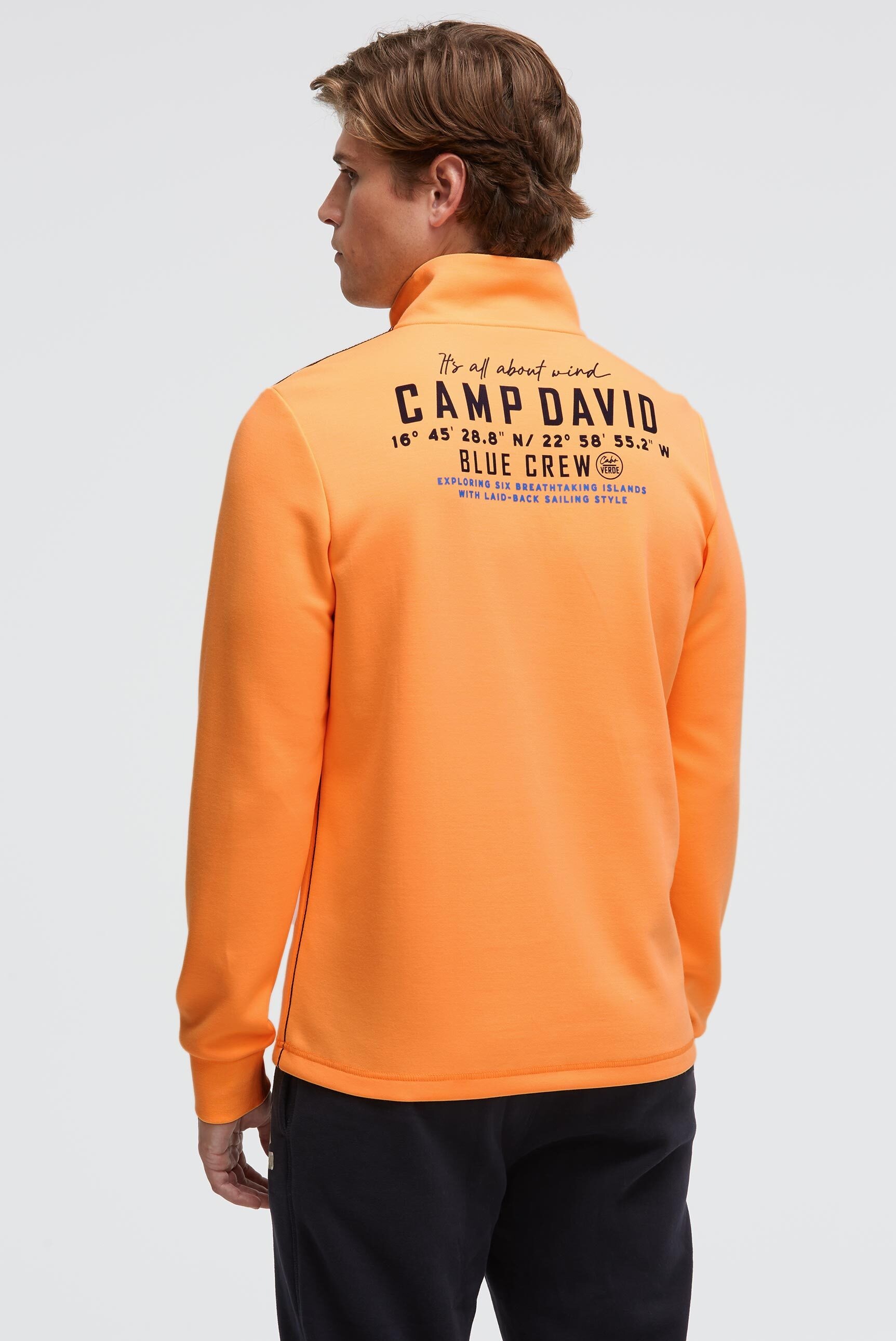 CAMP DAVID Sweater , mit Reißverschluss-Taschen
