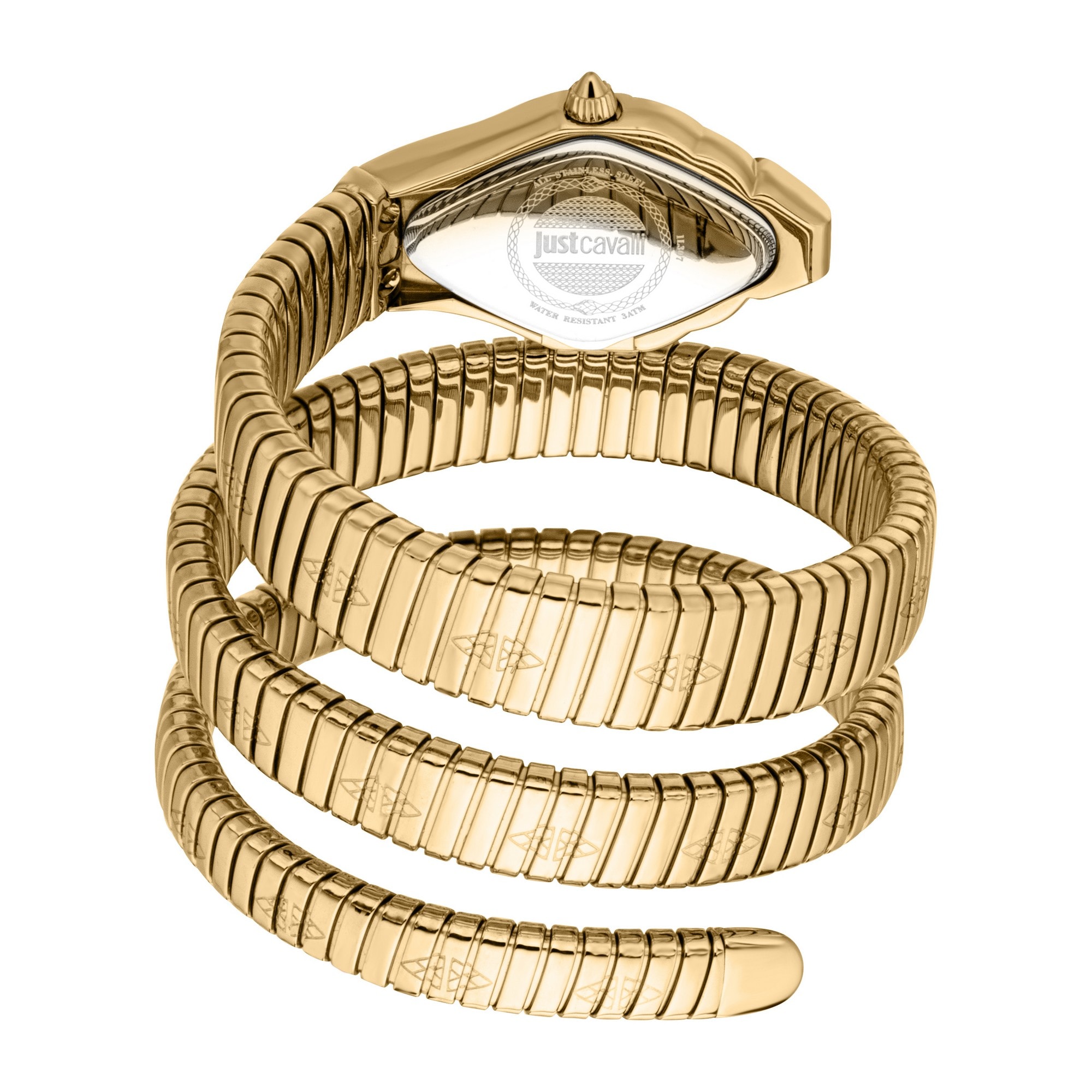 Just Cavalli Time Quarzuhr »Cristallo« Armbanduhr, Damenuhr, Edelstahlarmband, analog