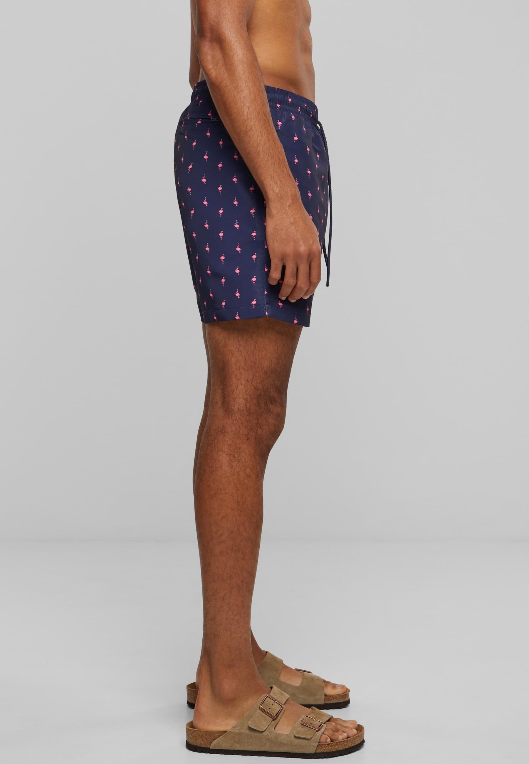URBAN CLASSICS Badeshorts »Urban Classics Herren Pattern Swim Shorts«