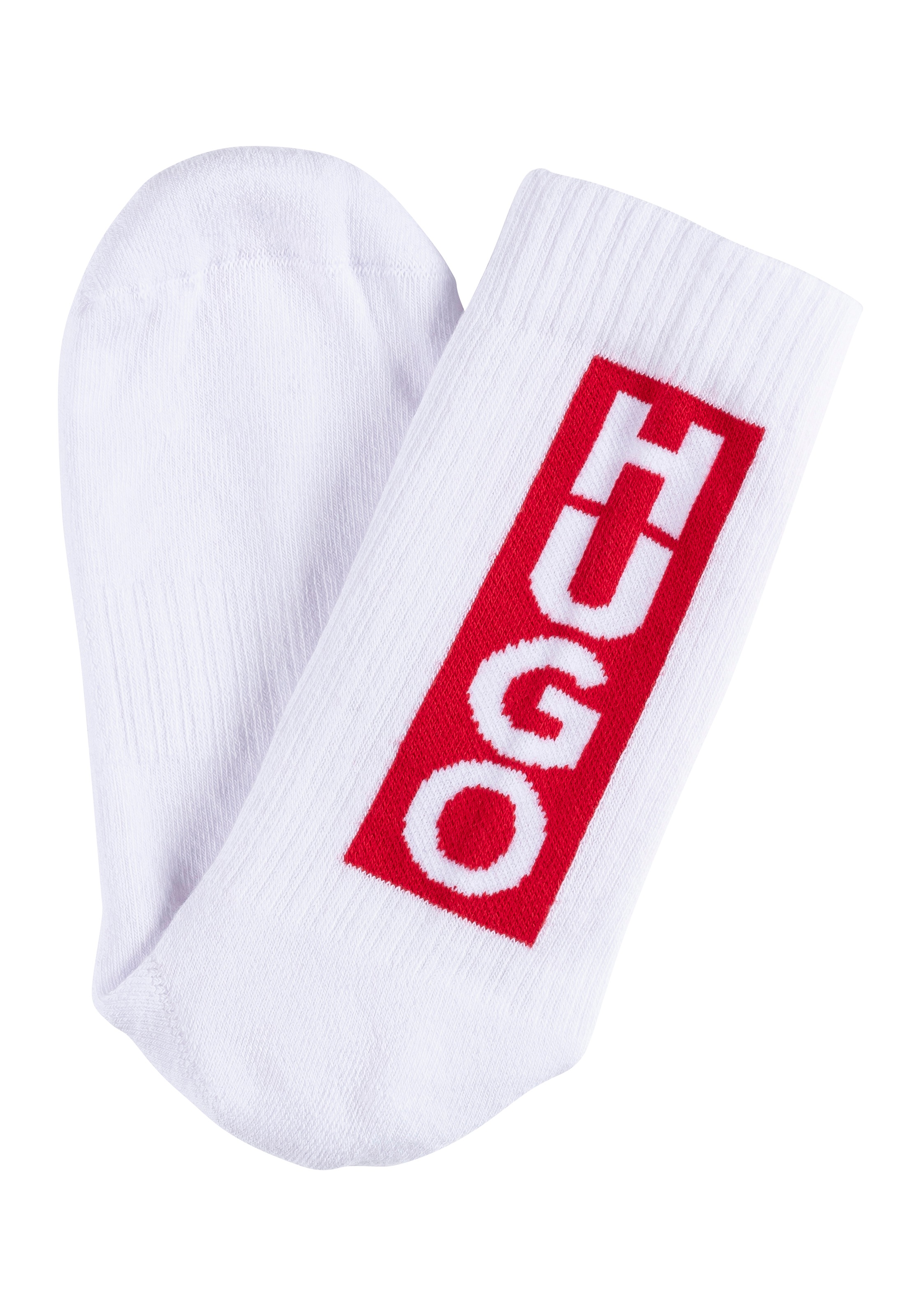 HUGO Underwear Freizeitsocken "3P QS BACK LABEL CC", (Packung, 3er Pack) günstig online kaufen