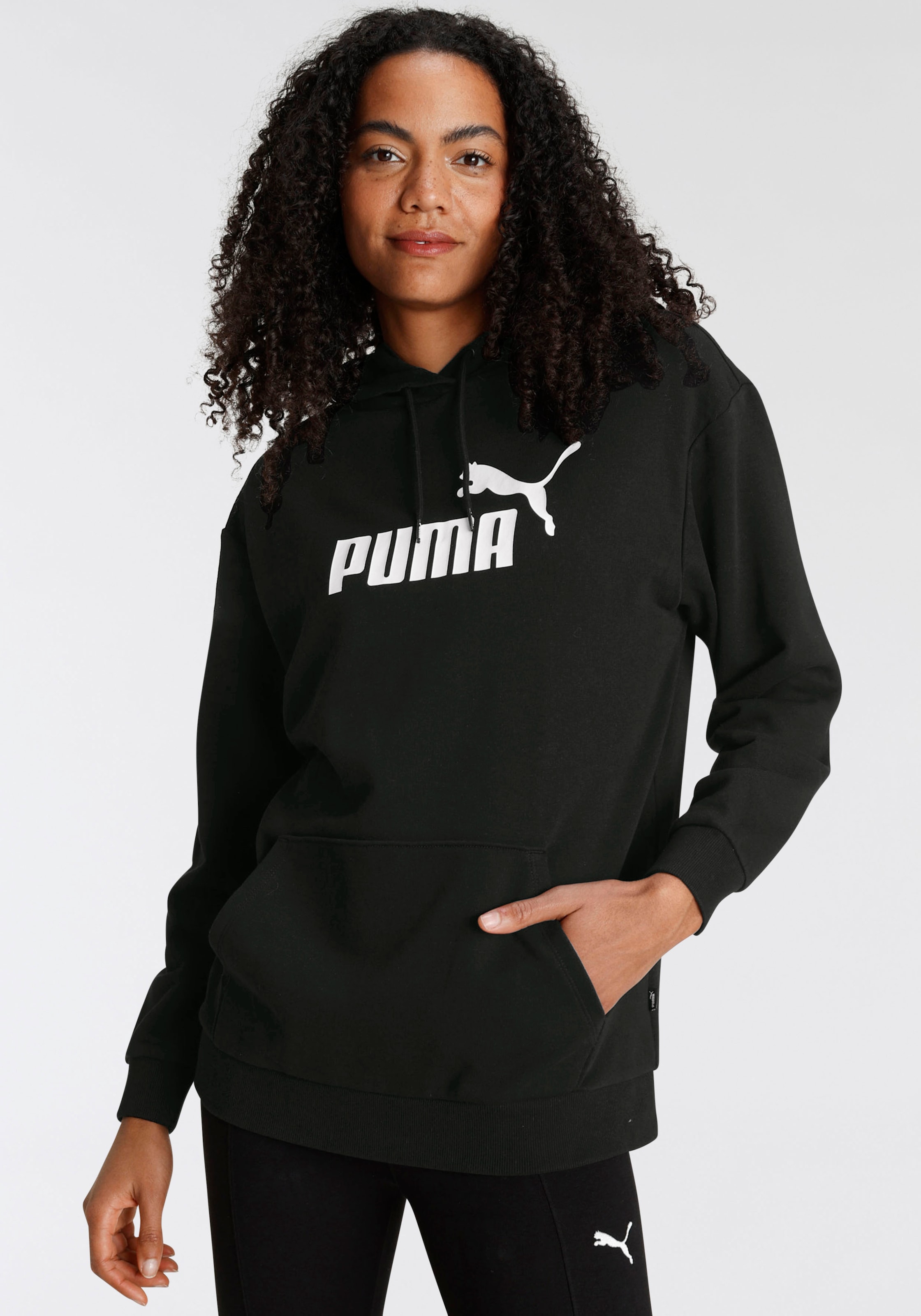 PUMA Kapuzensweatshirt »ESS ELONGATED LOGO HOODIE TR« online bestellen |  BAUR