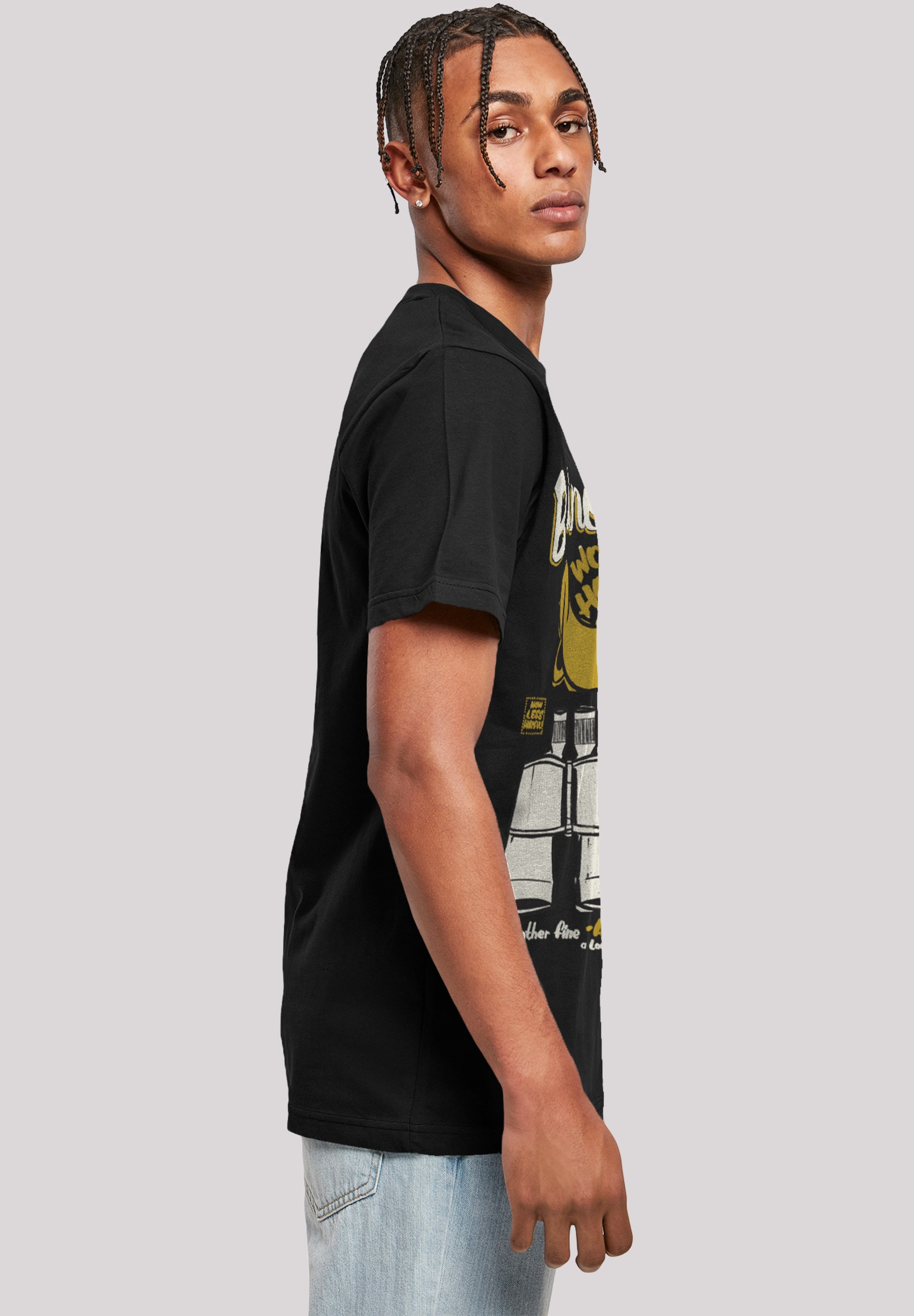 F4NT4STIC T-Shirt »Looney Tunes Daffy Duck Binoculars Vintage«, Herren,Premium Merch,Regular-Fit,Basic,Bedruckt