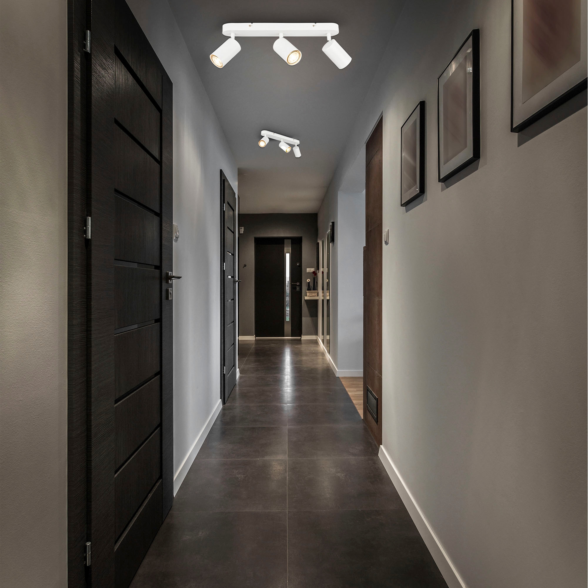 B.K.Licht Deckenspot »BK_DS1580 Deckenlampe schwenkbar, GU10 Deckenleuchte«, 1 flammig, Leuchtmittel GU10 | ohne Leuchtmittel, 39 cm Länge weiß Schlafzimmerlampe