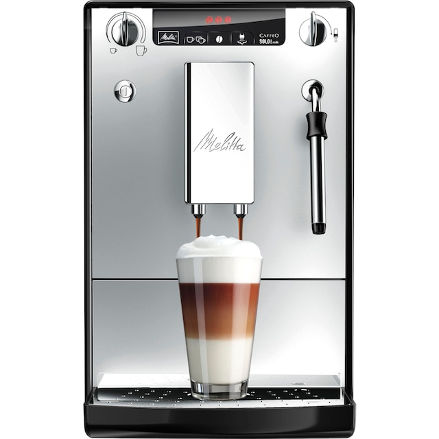 Melitta Kaffeevollautomat »Solo® & Milk E953-202, silber/schwarz«, Café  crème & Espresso per One Touch, Düse für Milchschaum auf Raten | BAUR
