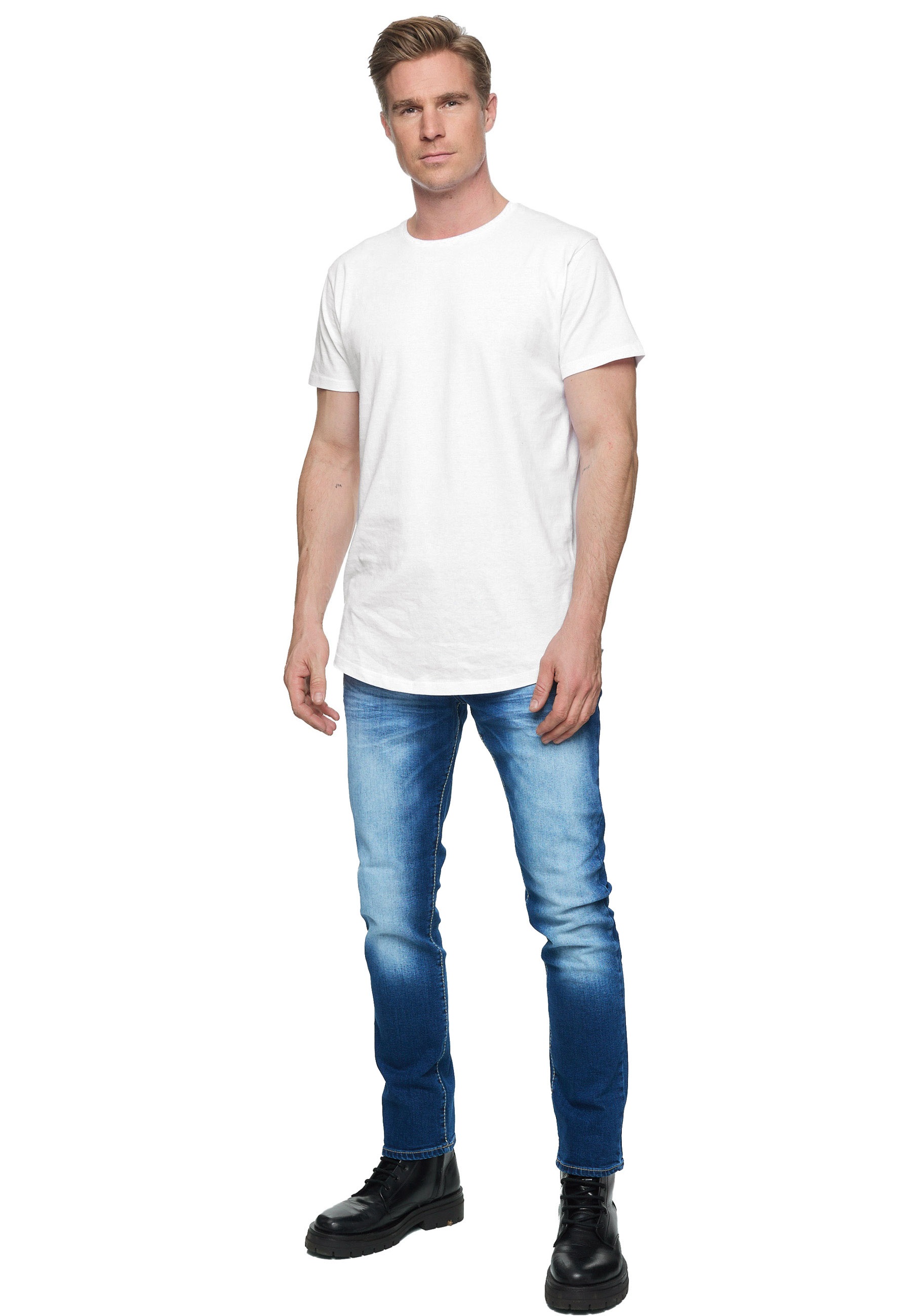 Rusty Neal Straight-Jeans »TOYAMA«, mit coolen Kontrastnähten