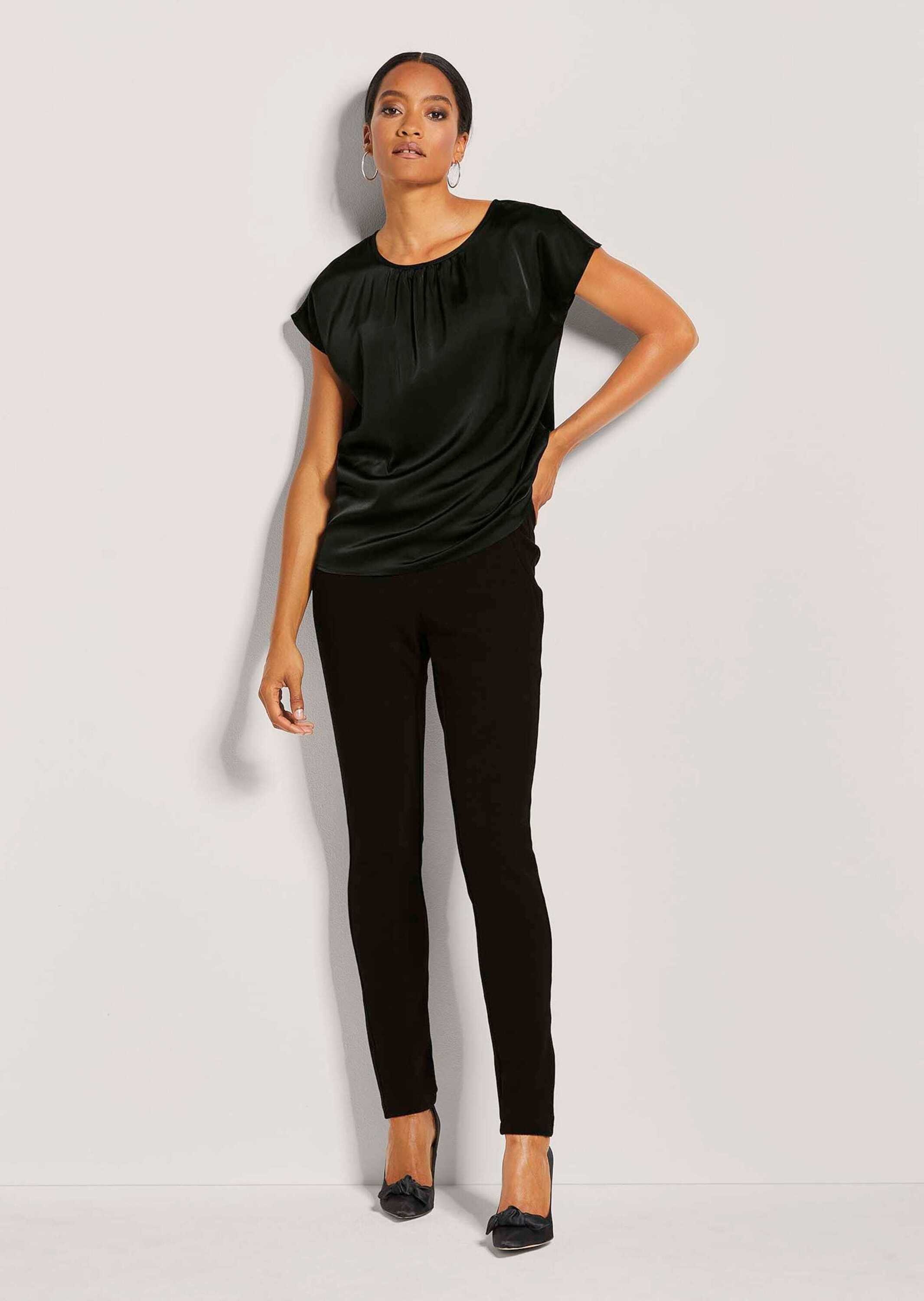 Thumbnail - MADELEINE Shirtbluse "Blusenshirt Elegante Satinbluse in A-Linie"