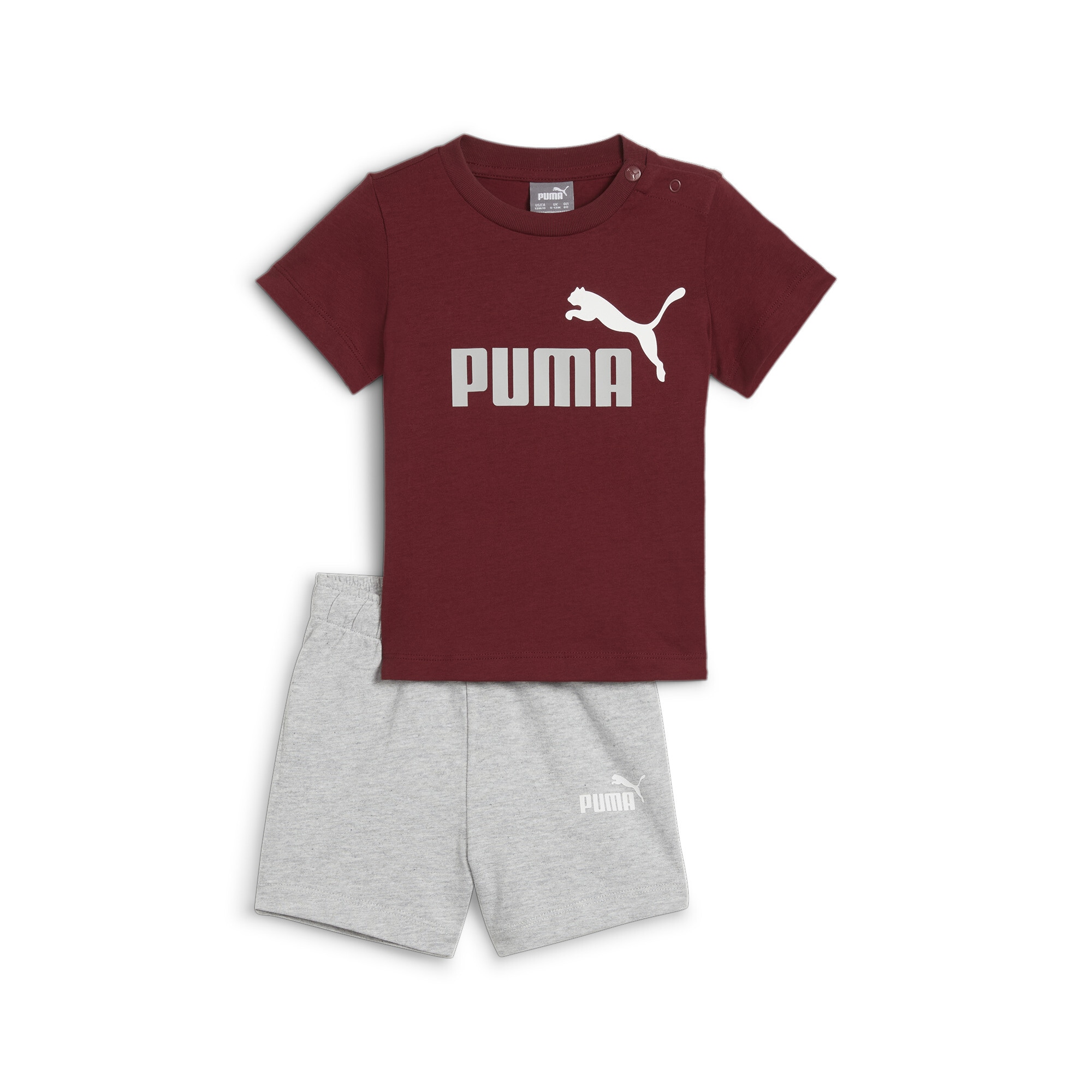 PUMA Trainingsanzug »MINICATS TEE & SHORTS SET«, (2 tlg.)