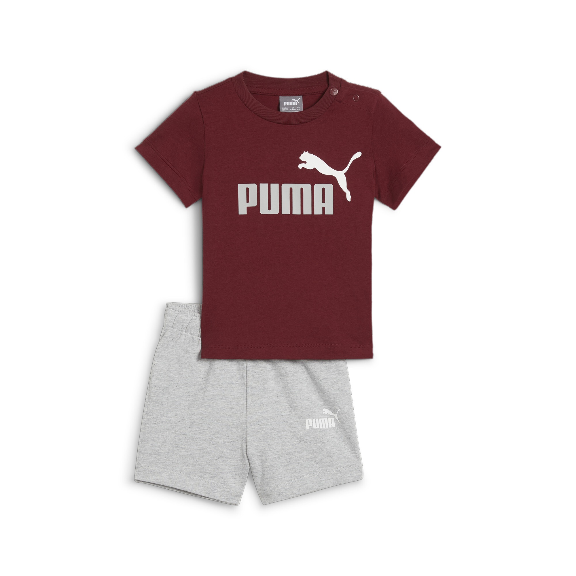 Thumbnail - PUMA Trainingsanzug "MINICATS TEE & SHORTS SET" 2 Stk. Set aus zwei Teilen, aus Baumwolle, reguläre Passform