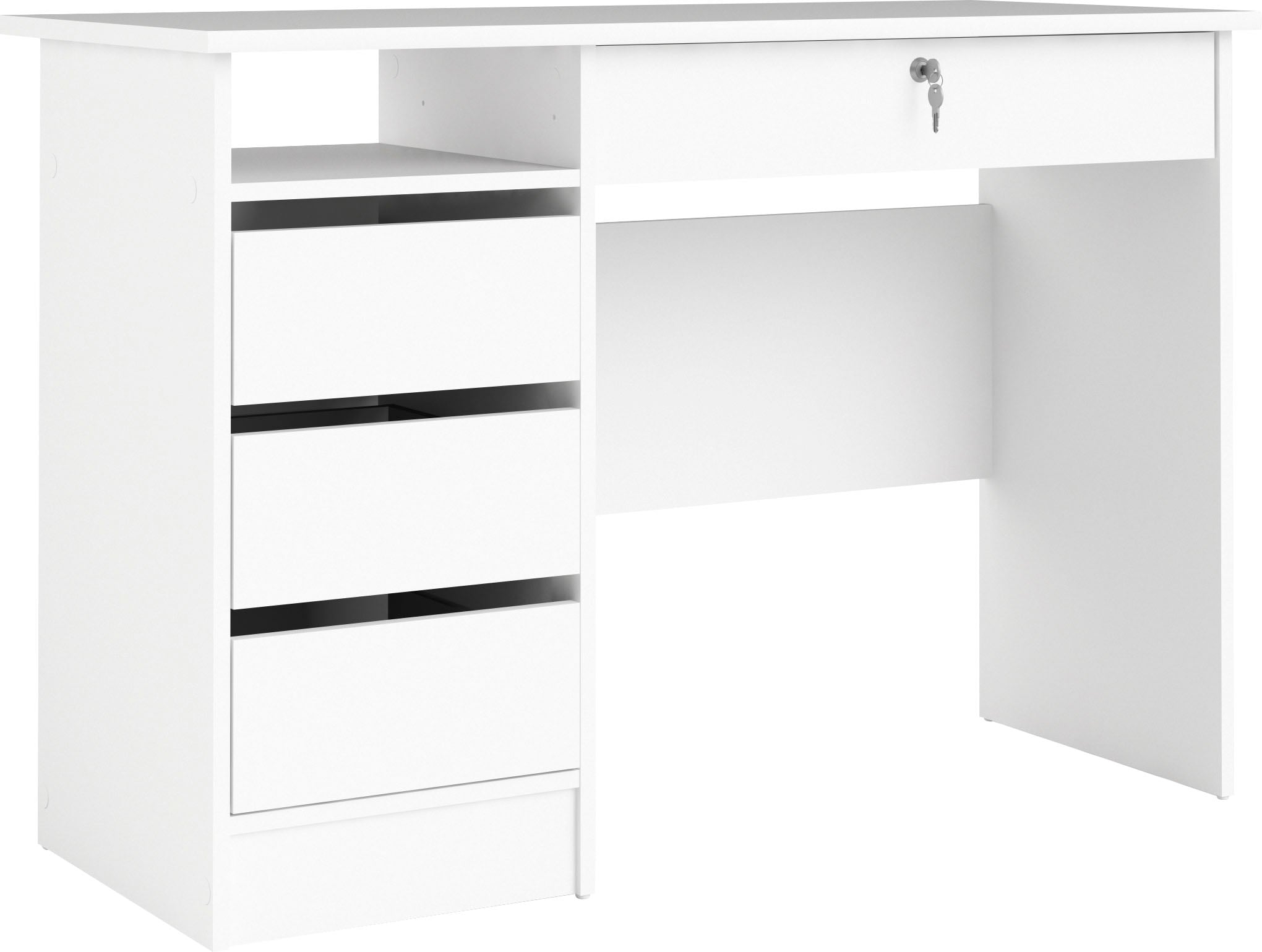 Home affaire Schreibtisch »Plus«, Computertisch mit 3 Schubkästen