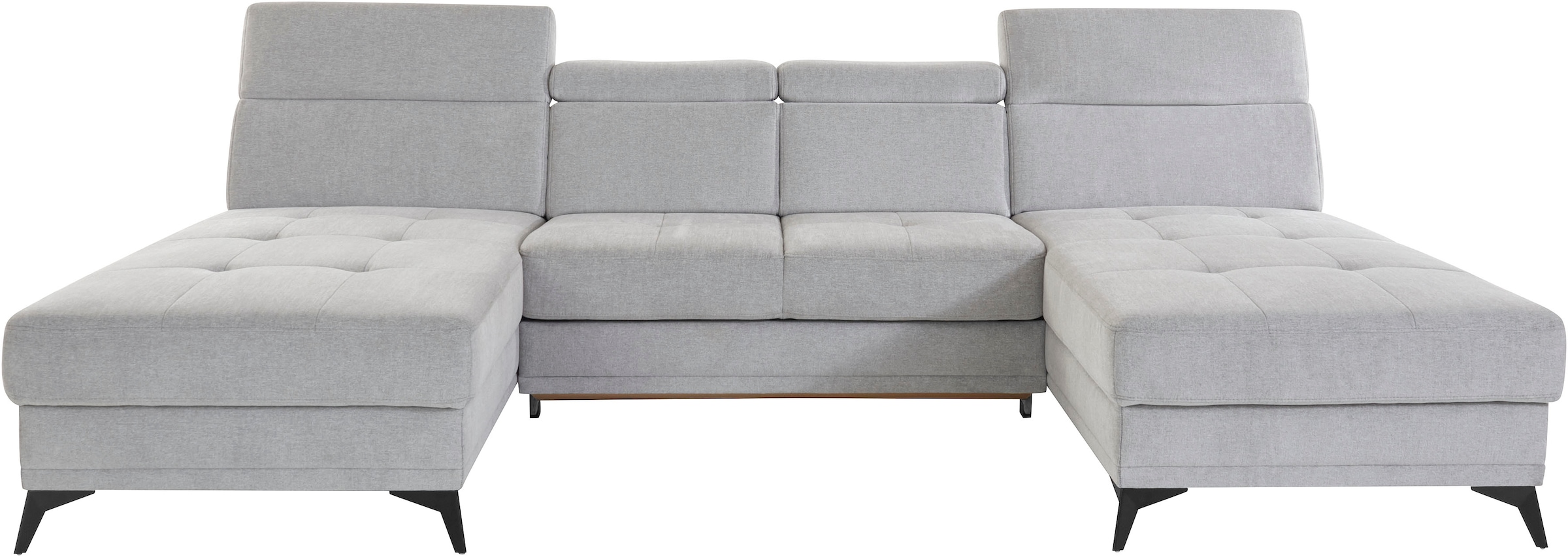 Home affaire "Cardiz U-Form" inkl.Kopfteilverstellung und Federkern wahlwei günstig online kaufen