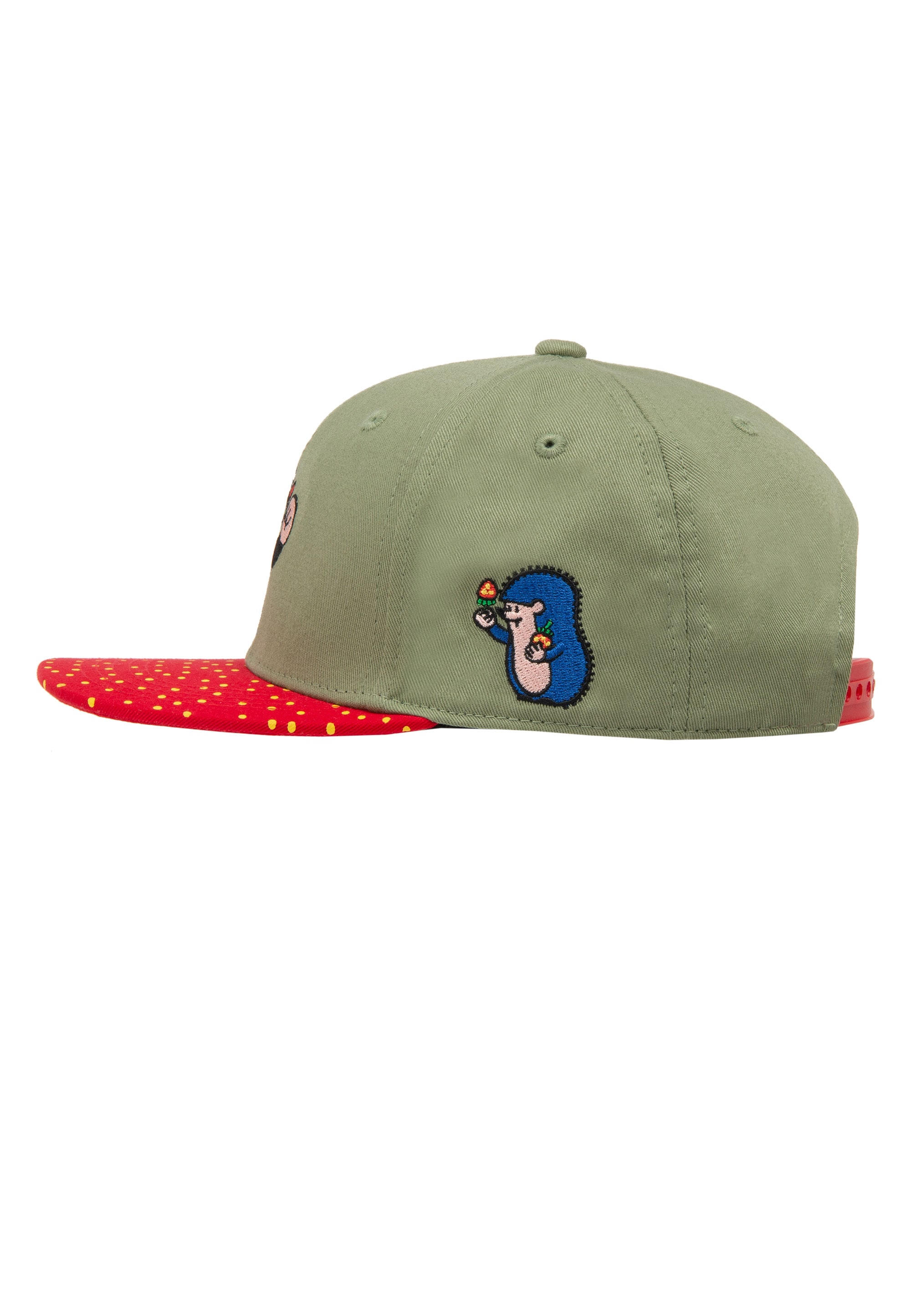 koaa Baseball Cap »Der kleine Maulwurf - Erdbeere«, mit detailreicher Stickerei