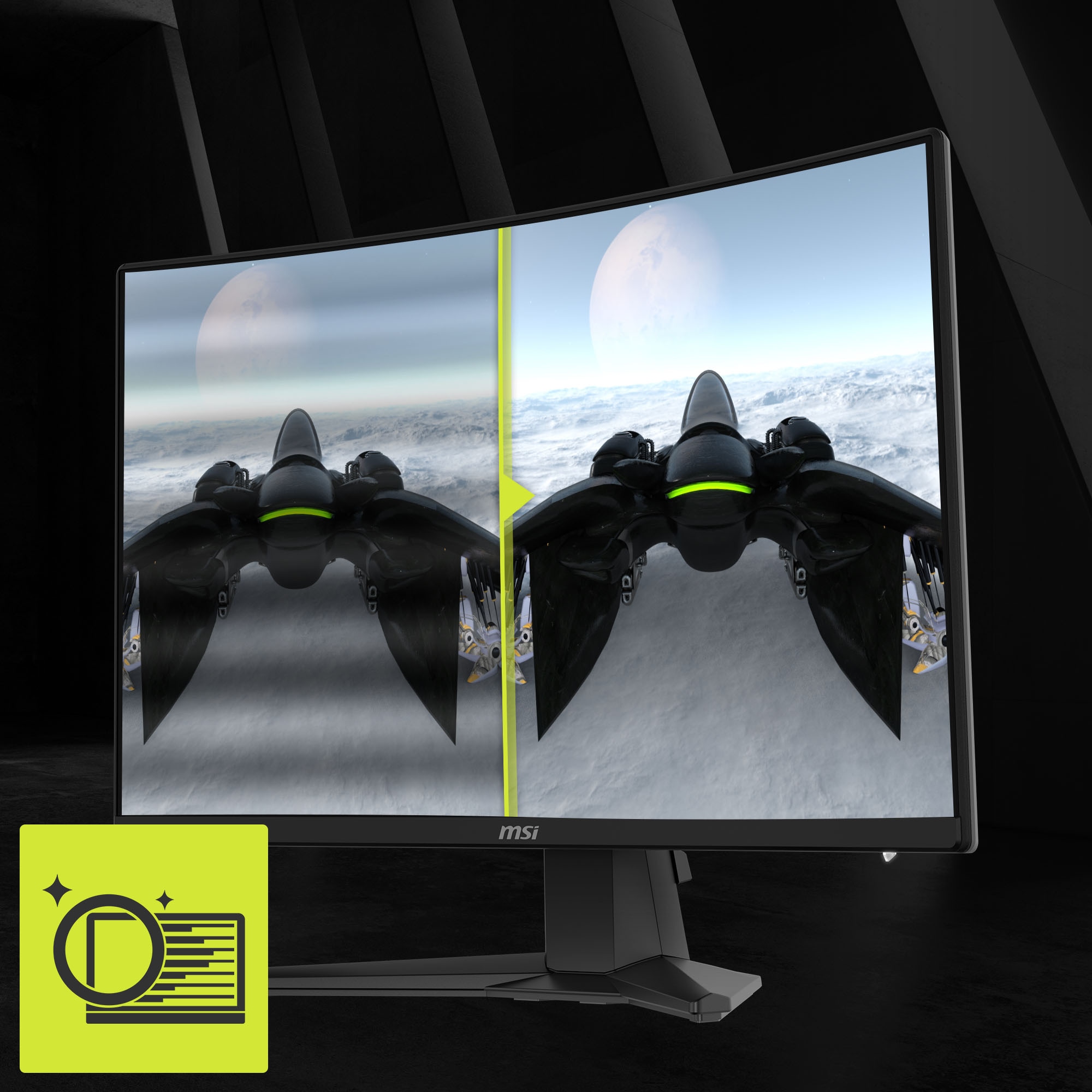 MSI Gaming-Monitor »MAG 242C«, 59,9 cm/24 Zoll, 1920 x 1080 px, Full HD, 1 ms Reaktionszeit, 180 Hz, neigbar