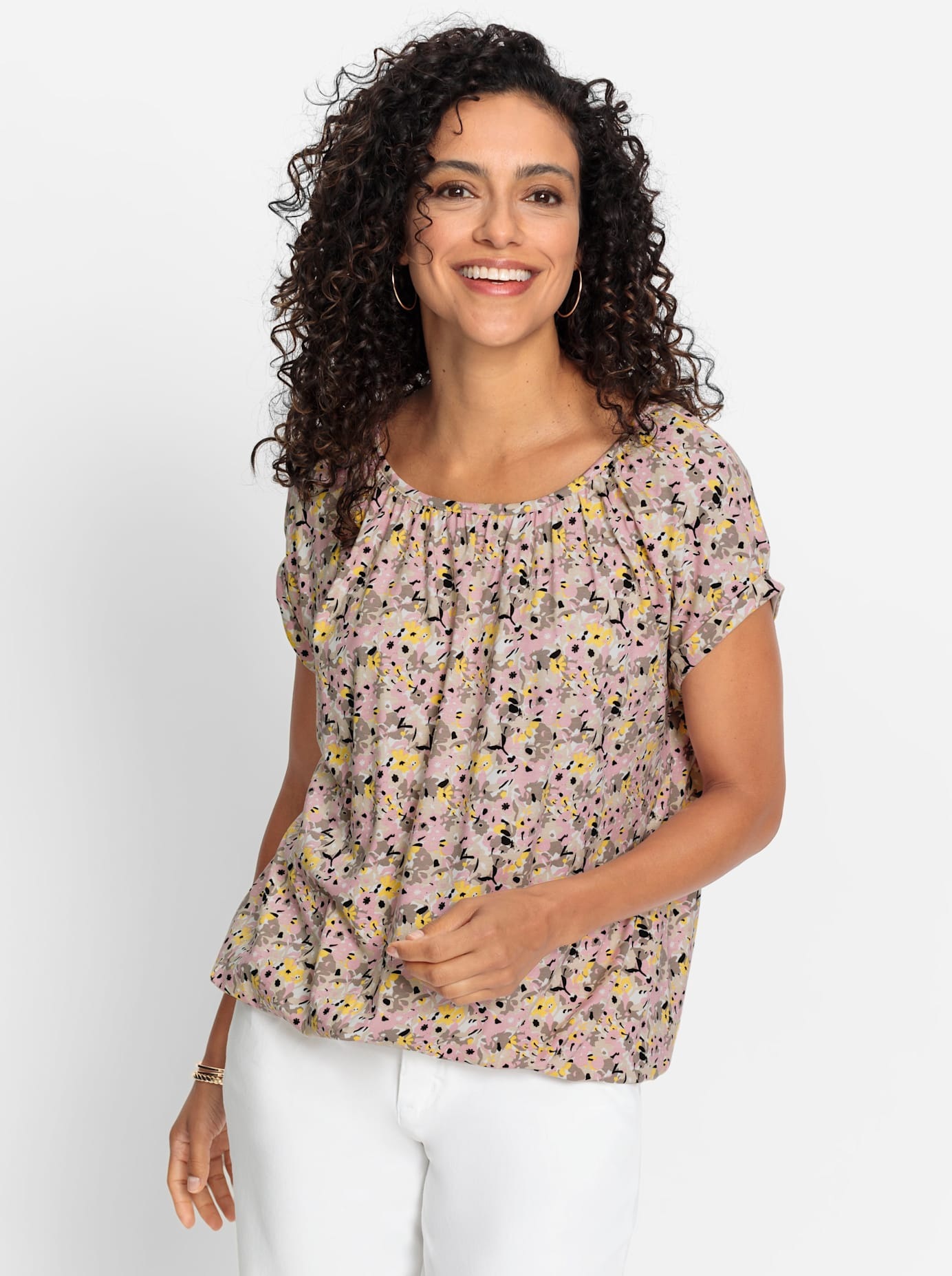 Inspirationen Kurzarmshirt "Rundhals-Shirt", 1 Stk. günstig online kaufen