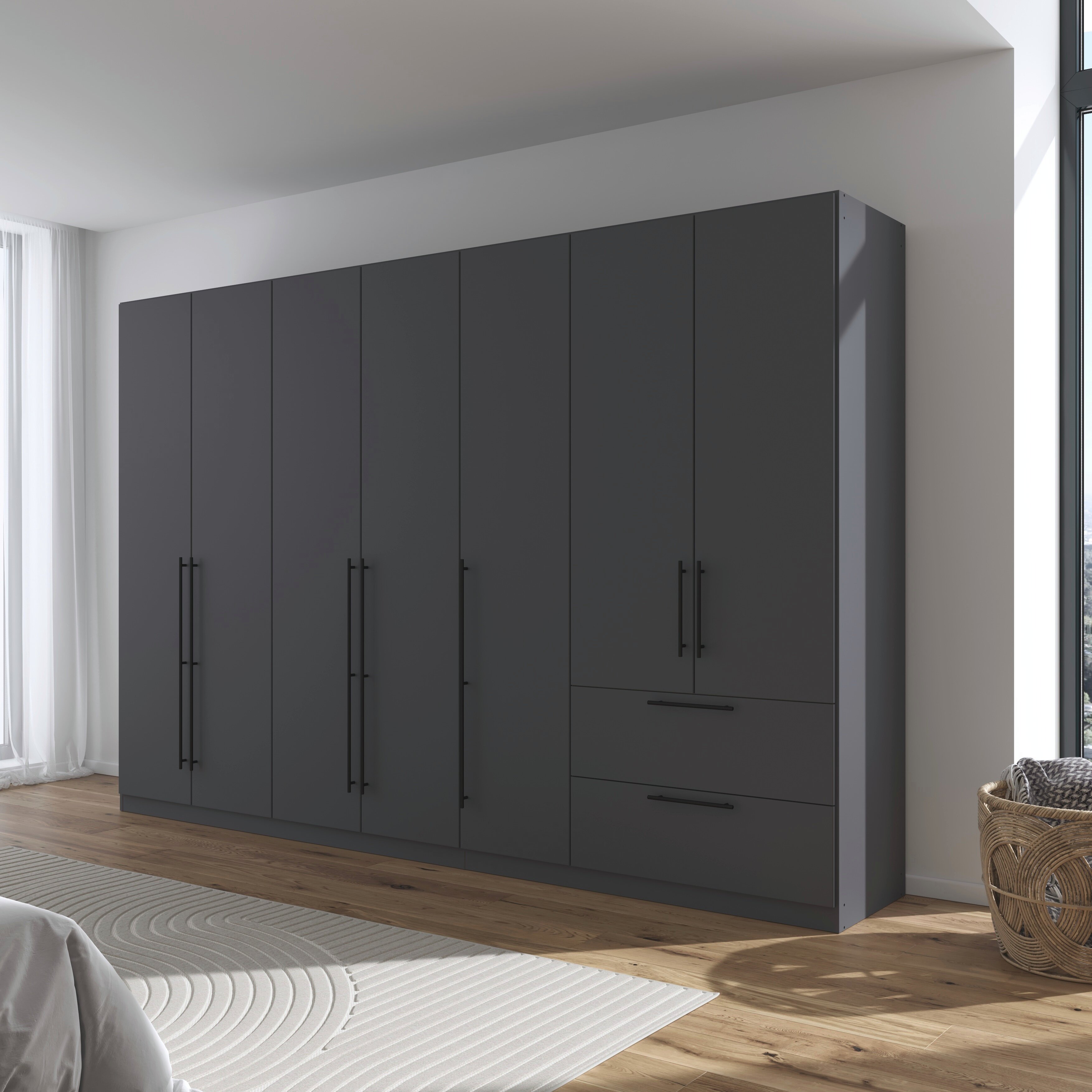 Thumbnail - rauch Kleiderschrank "Drehtürenschrank Schrank Garderobe Wäscheschrank Schlafzimmer AVOLA" in 3 verschiedenen Ausstattun...