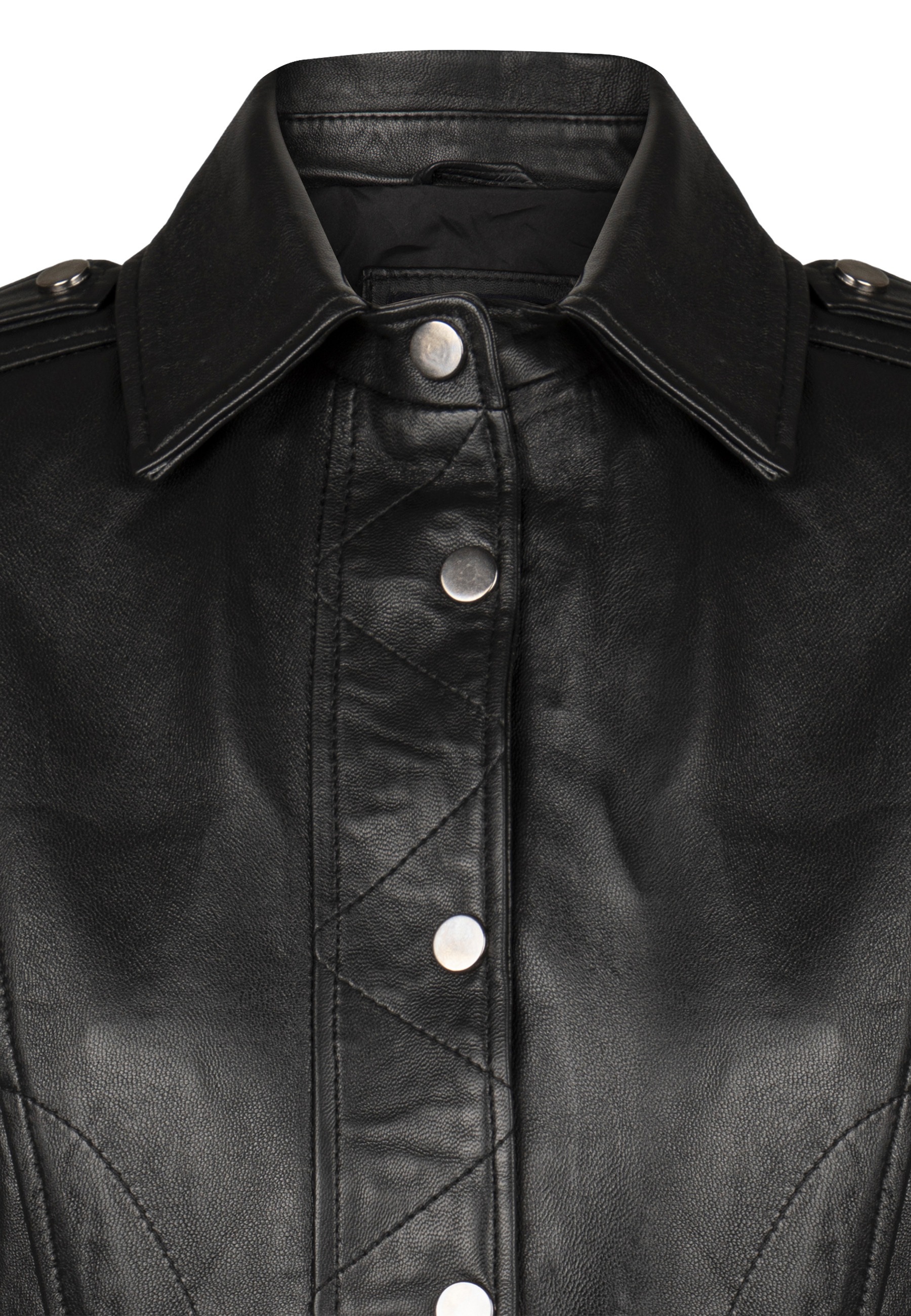 Felix Hardy Lederjacke "Kurze / Crop Lederjacke" günstig online kaufen