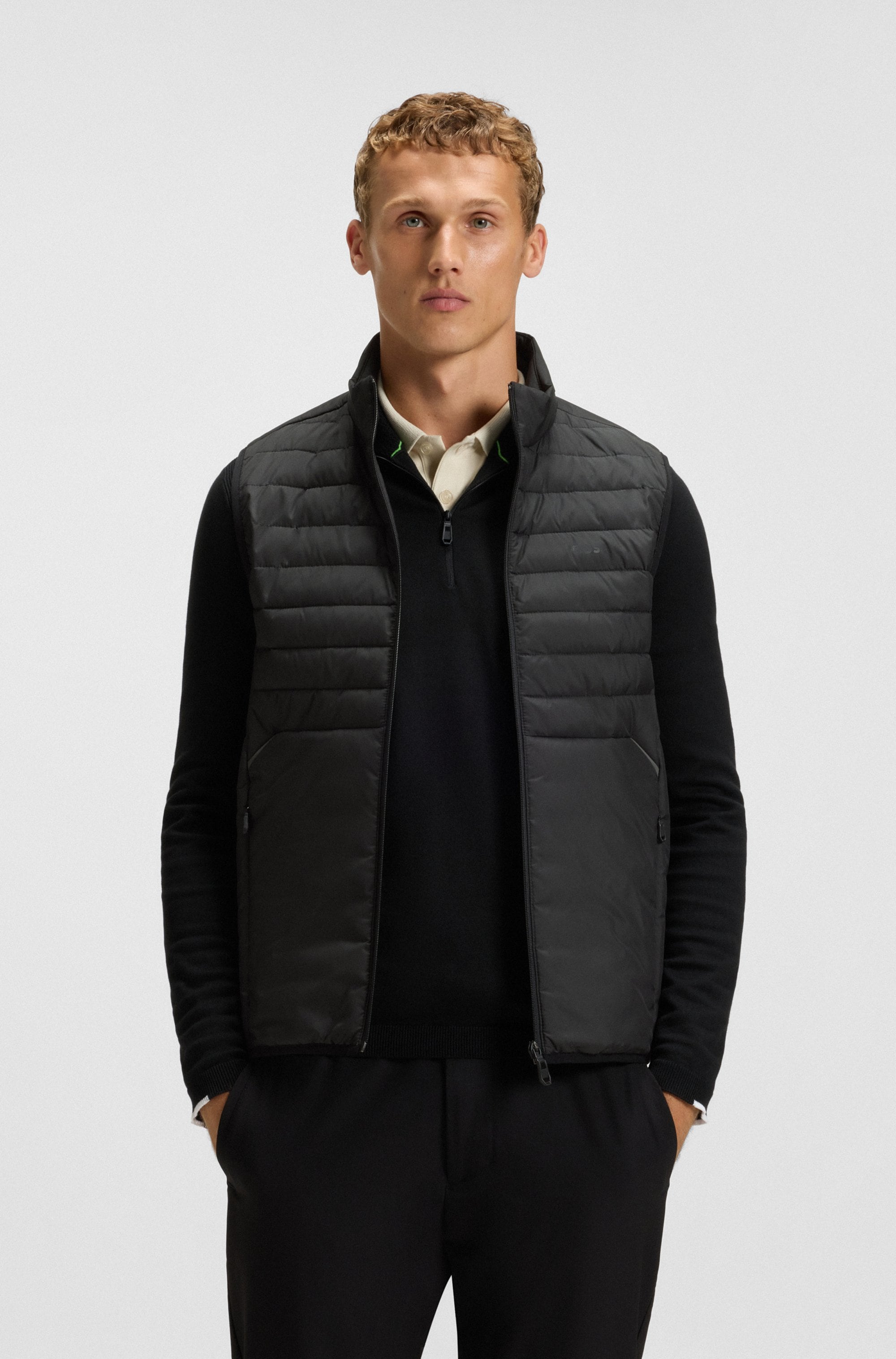 BOSS GREEN Steppweste "V Urbanex Vest", mit soften Stretch-Einsätzen und re günstig online kaufen