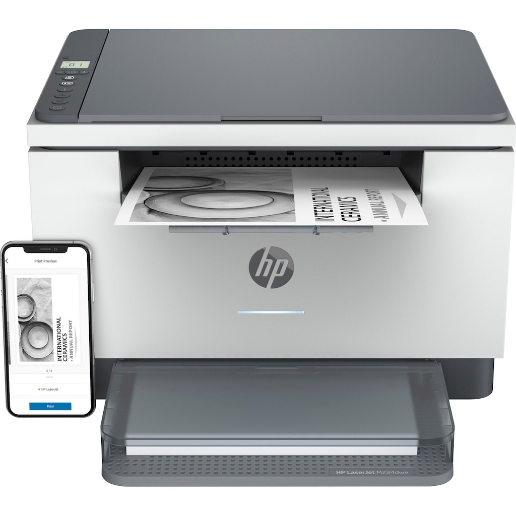 HP Laserdrucker »LaserJet MFP M234dwe s/w AiO«, Multifunktionsdrucker, HP+ Instant Ink kompatibel