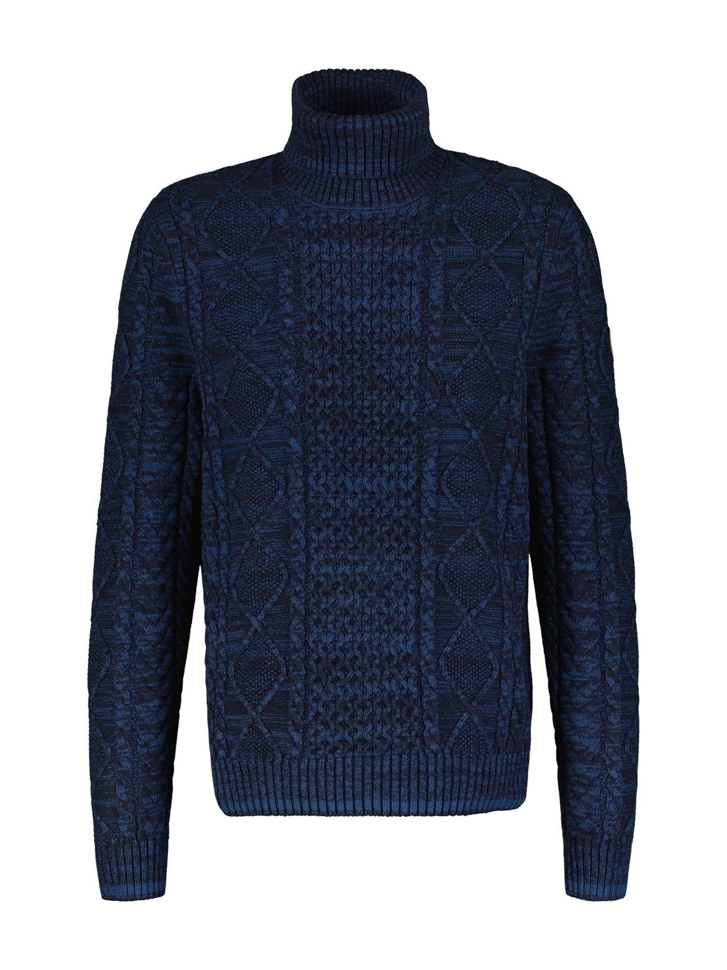 LERROS Strickpullover "LERROS Jacquard-Rollkragenpullover"