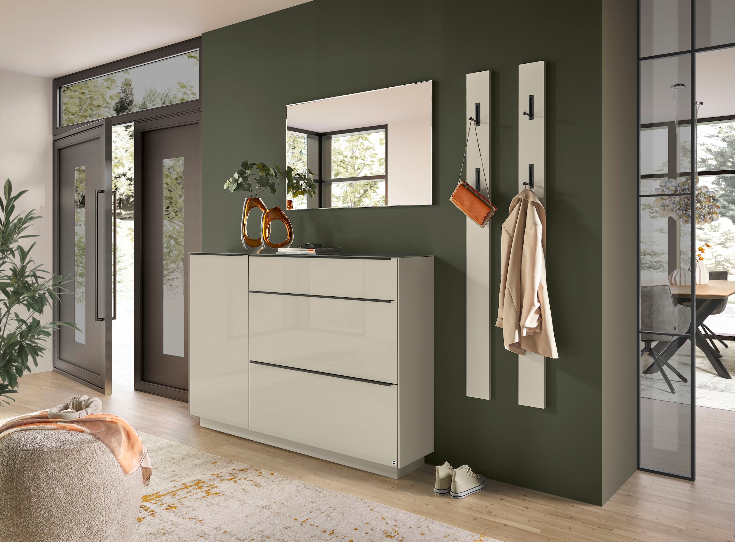 set one by Musterring Garderobenpaneel »reno-Dielen« Schlankes Design, in 2 Farben erhältlich, 13 x 160 x 3cm, platzsparend