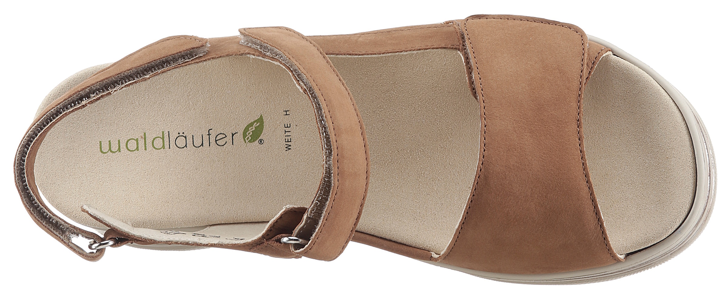 Waldläufer Riemchensandale »H-MICHELLE«, Sommerschuh, Sandalette, Keilabsatz, mit Luftkammernsohle, H-Weite
