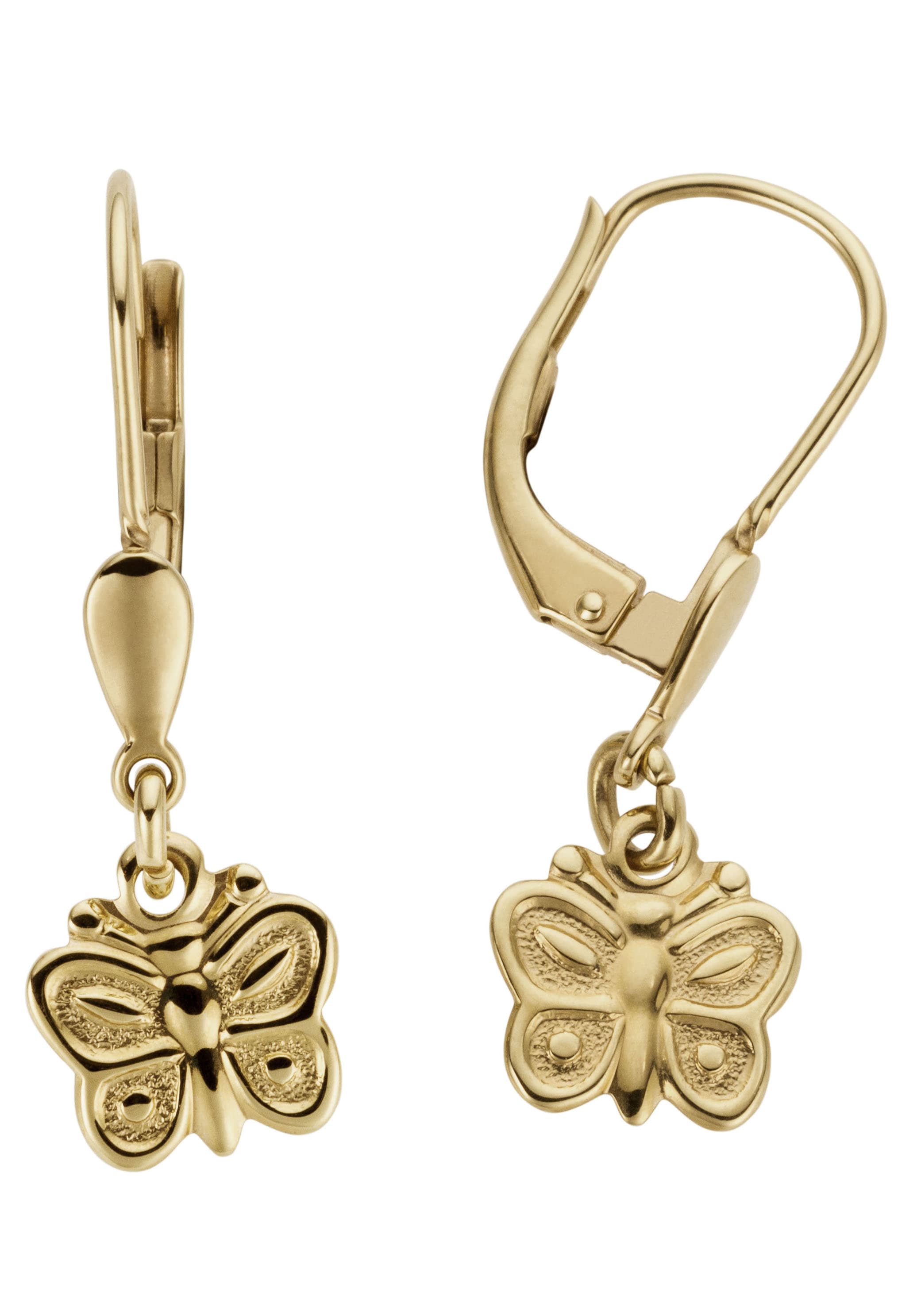 Paar Ohrhänger »Schmuck Geschenk Gold 333 Ohrschmuck Patentbrisur Schmetterling«, Made...