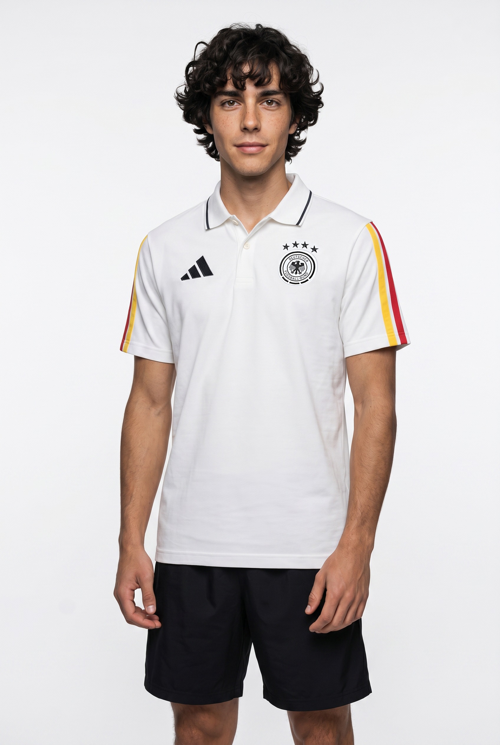 adidas Performance T-Shirt "DEUTSCHLAND DNA" mit legendärem Performance-Logo und 3-Streifen, aus Pikee-Material