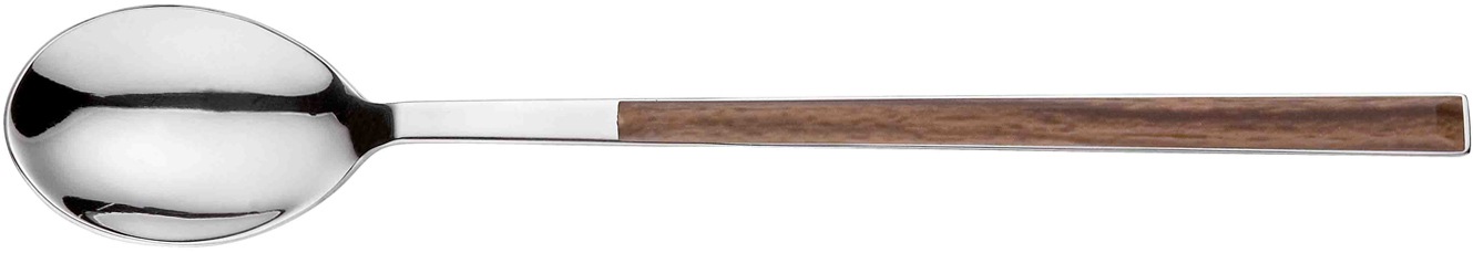 PINTINOX Kaffeelöffel "Sushi Moka" Edelstahl 18/0 mit ABS Kunststoffgriff in Holzoptik